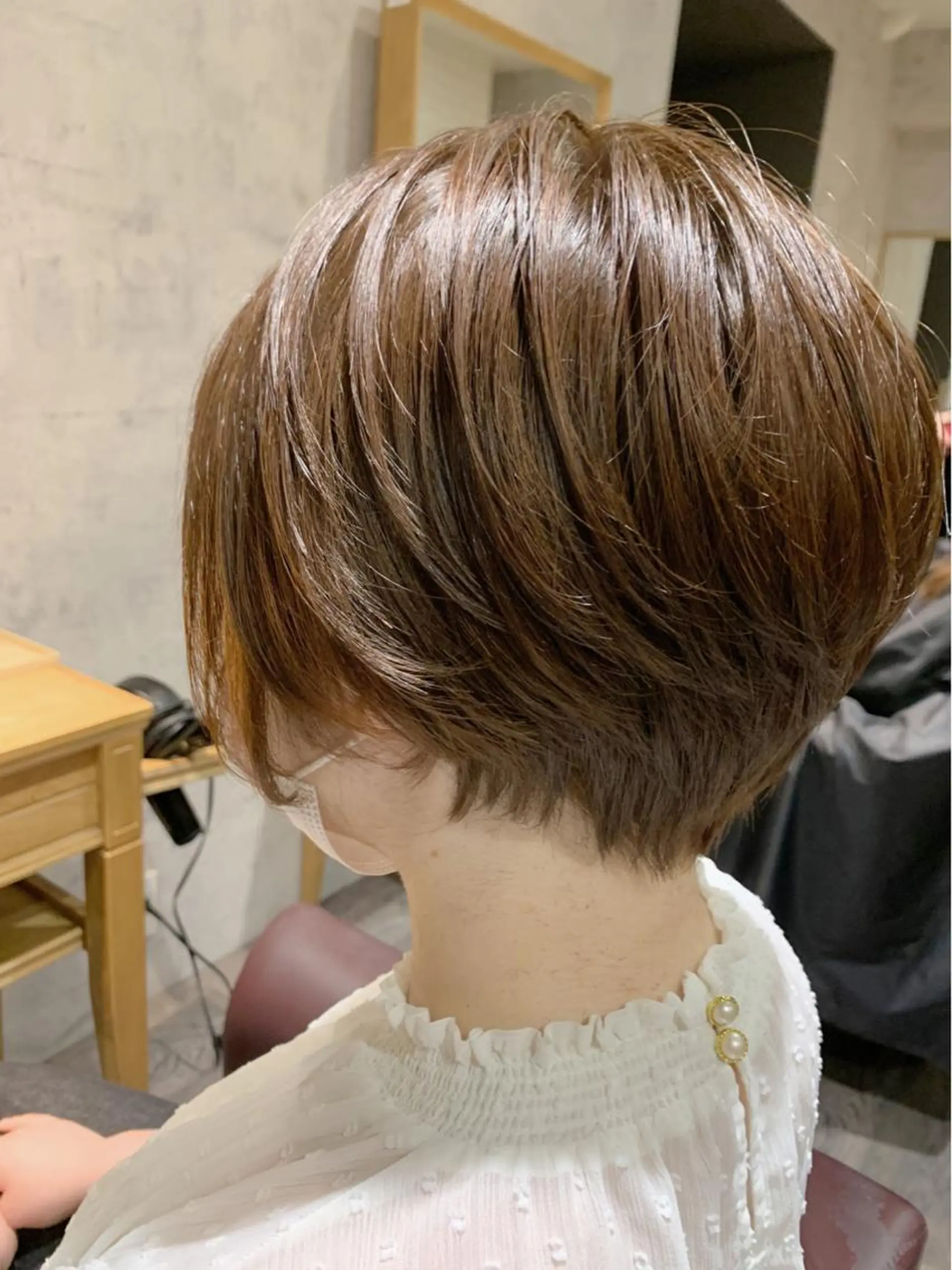 ショート カラー ショートヘア カット ヘッドスパ エクステ KAZUMAのヘアスタイル