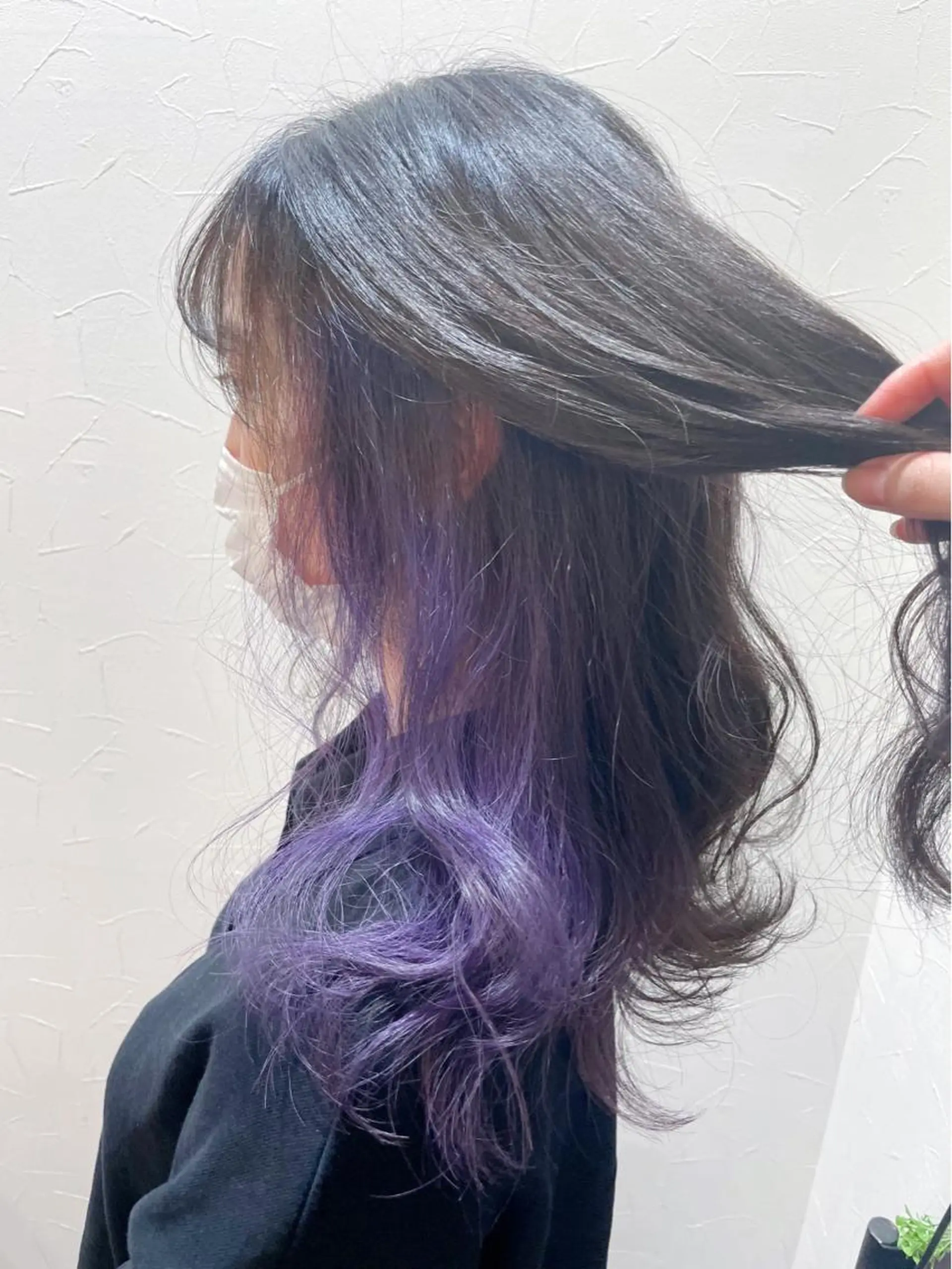 ロング カラー 透明感カラー デザインカラー インナーカラー ラベンダーカラー ヘアカラー トリートメント ARISA🦋推し・ アニメカラー/派手髪のヘアスタイル