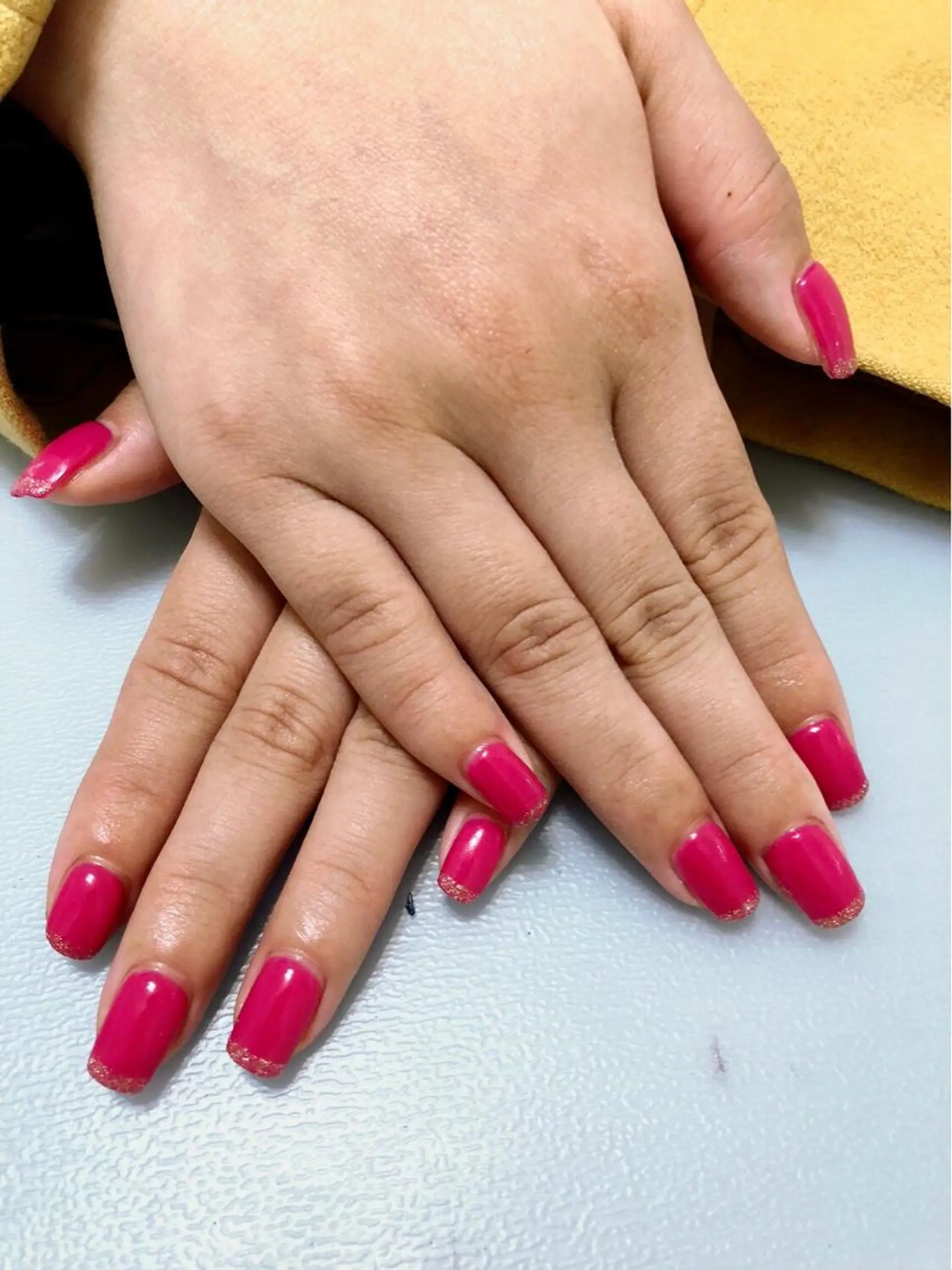 ネイル ラメ(グリッター) ワンカラーネイル ハンドネイル ere beauty nailのネイルデザイン
