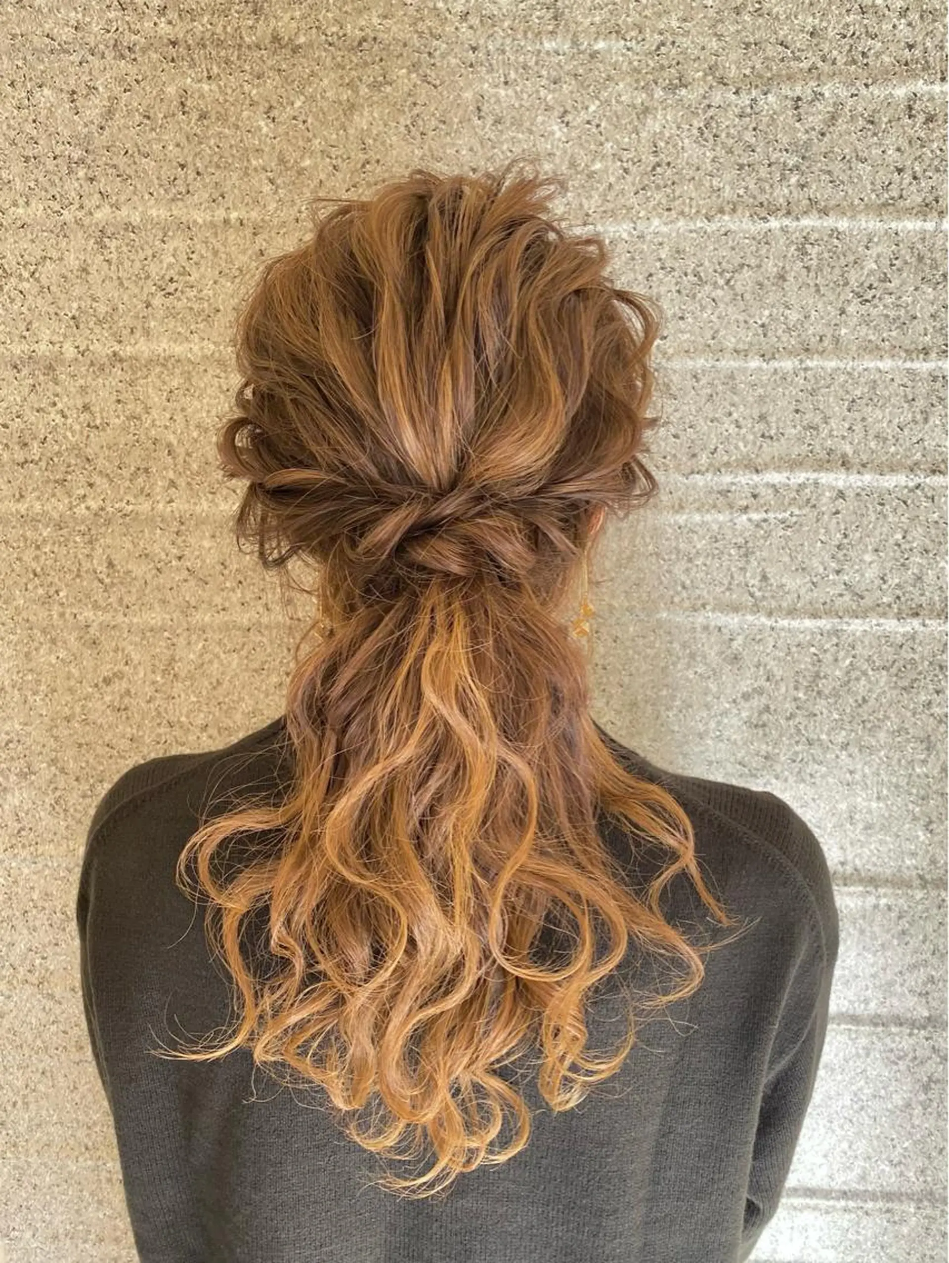 ロング ヘアアレンジ 谷町/Le'a /竹原しおなのヘアスタイル