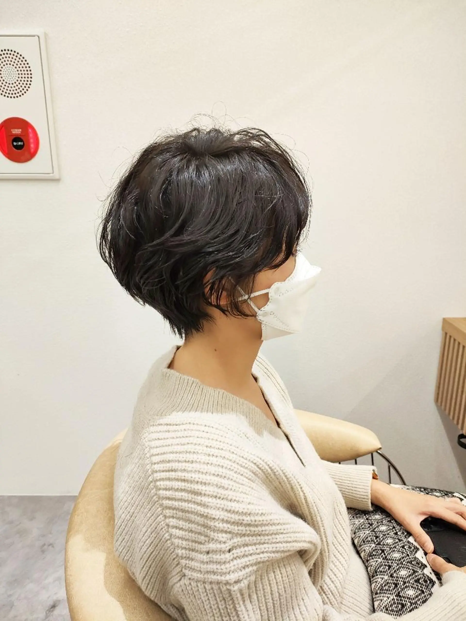 ショート パーマ ショートヘア 【似合わせ・レイヤー ・パーマ】海気のヘアスタイル