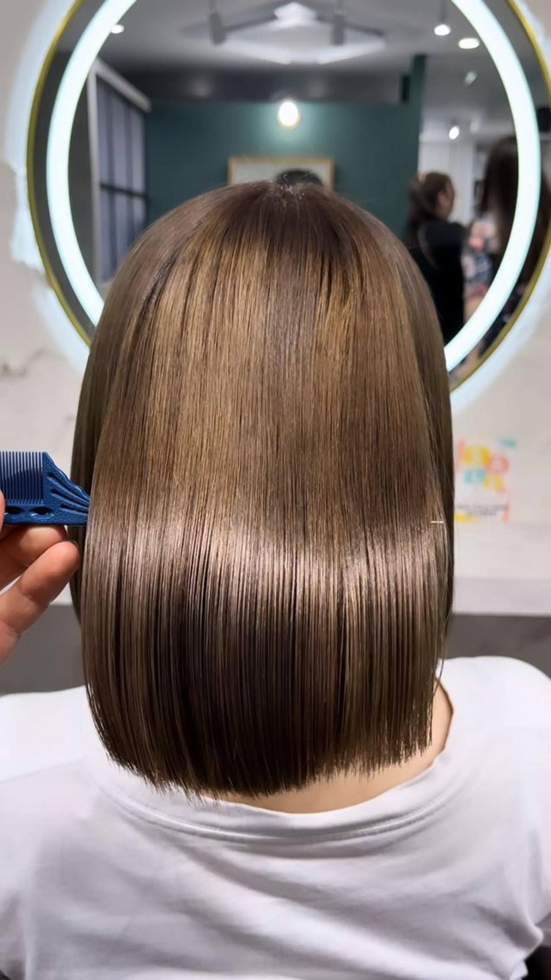 ロング カラー 髪質改善･縮毛矯正 特化･ユウシンのヘアスタイル