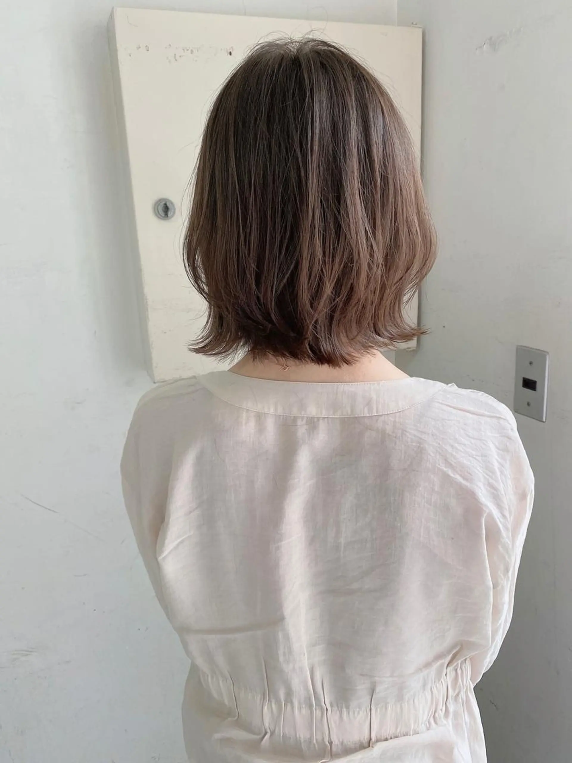 ミディアム カラー レイヤーカット✂️ 横浜No1♡下鳥翔子のヘアスタイル