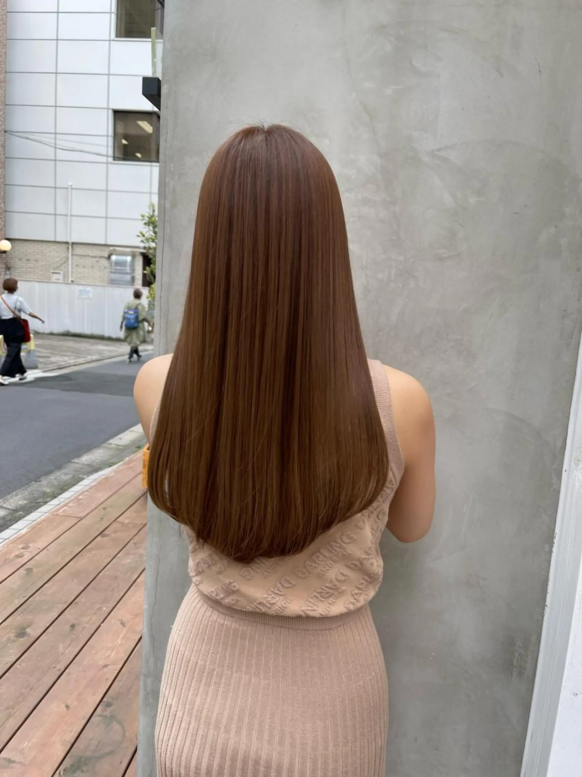 ロング 中顔面短縮 顔まわり新田大翔のヘアスタイル