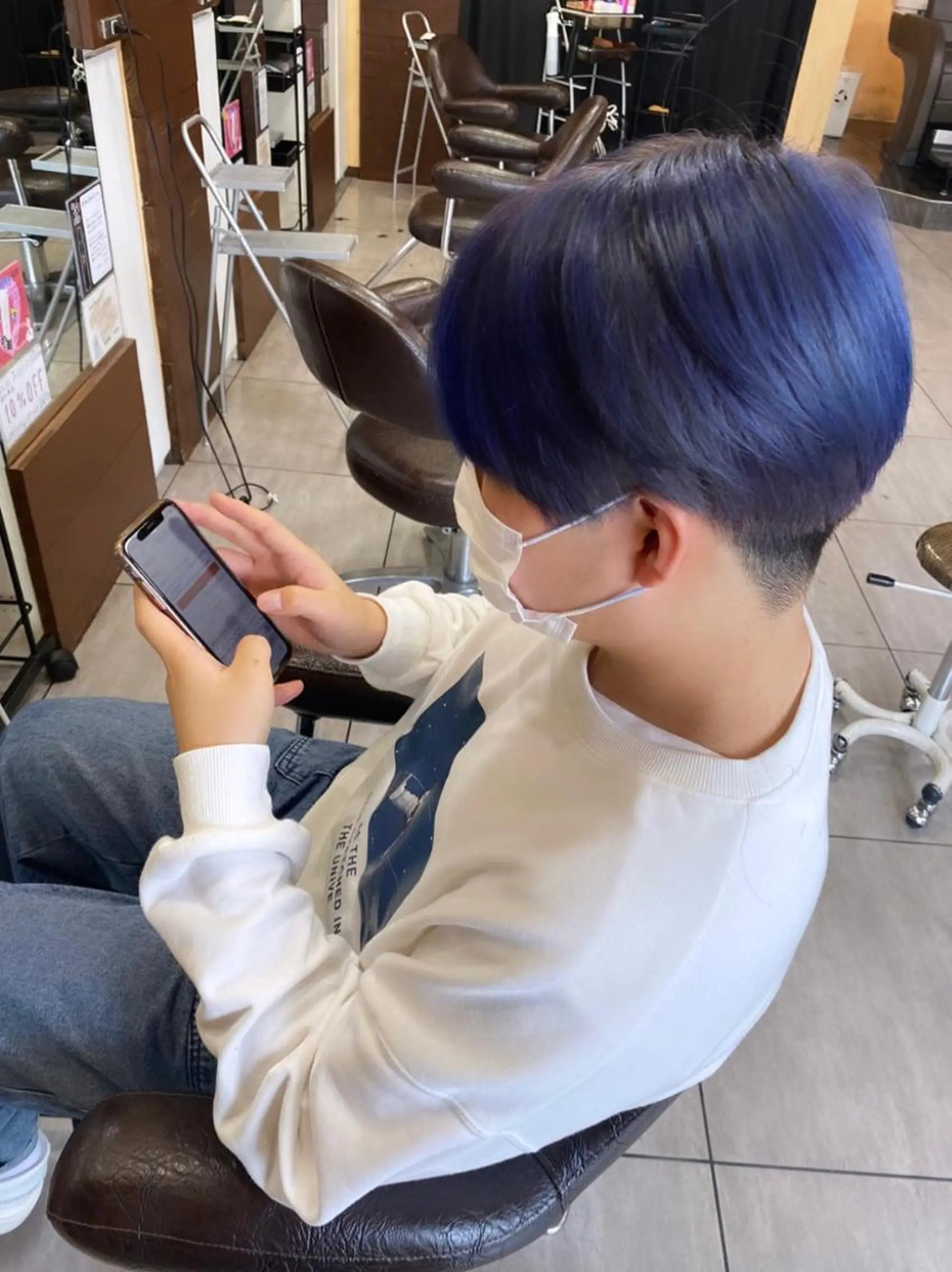 ショート カラー ヘアアレンジ メンズ 川上 麻梨阿のヘアスタイル