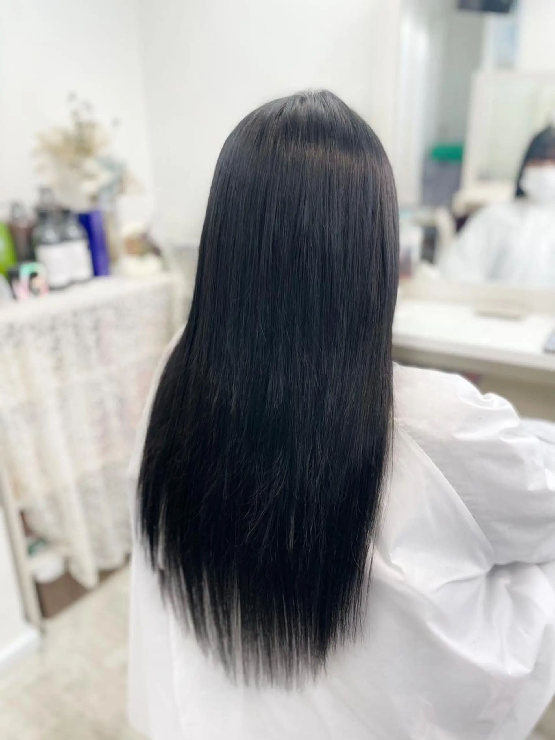 ロング カラー カット ヘアカラー エクステ ヘアセット 韓国ヘア🤍髪質改善 🇰🇷AKANEのヘアスタイル