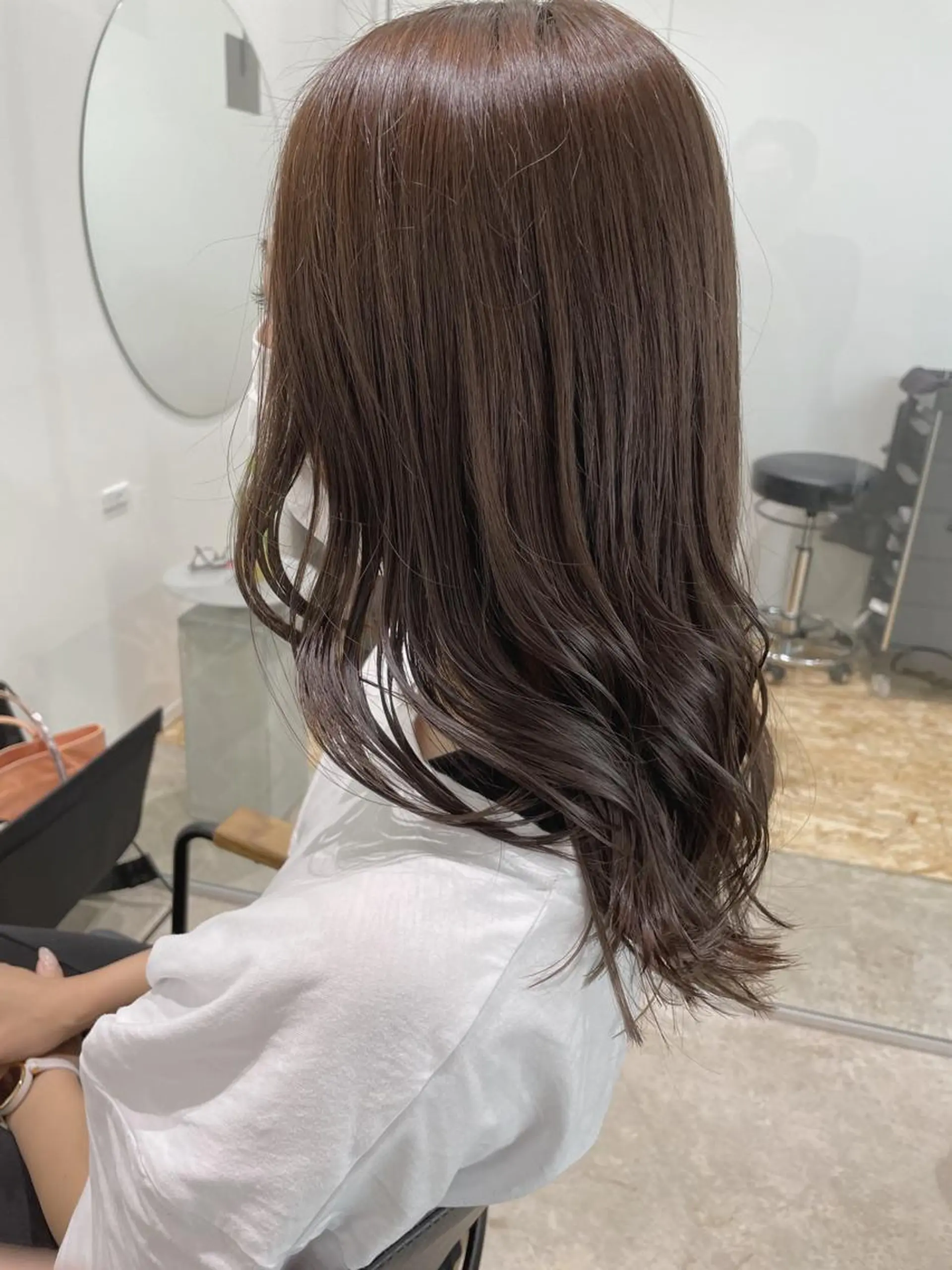セミロング カラー グレージュ 髪質改善とカラー特化 ✨Terraceのヘアスタイル