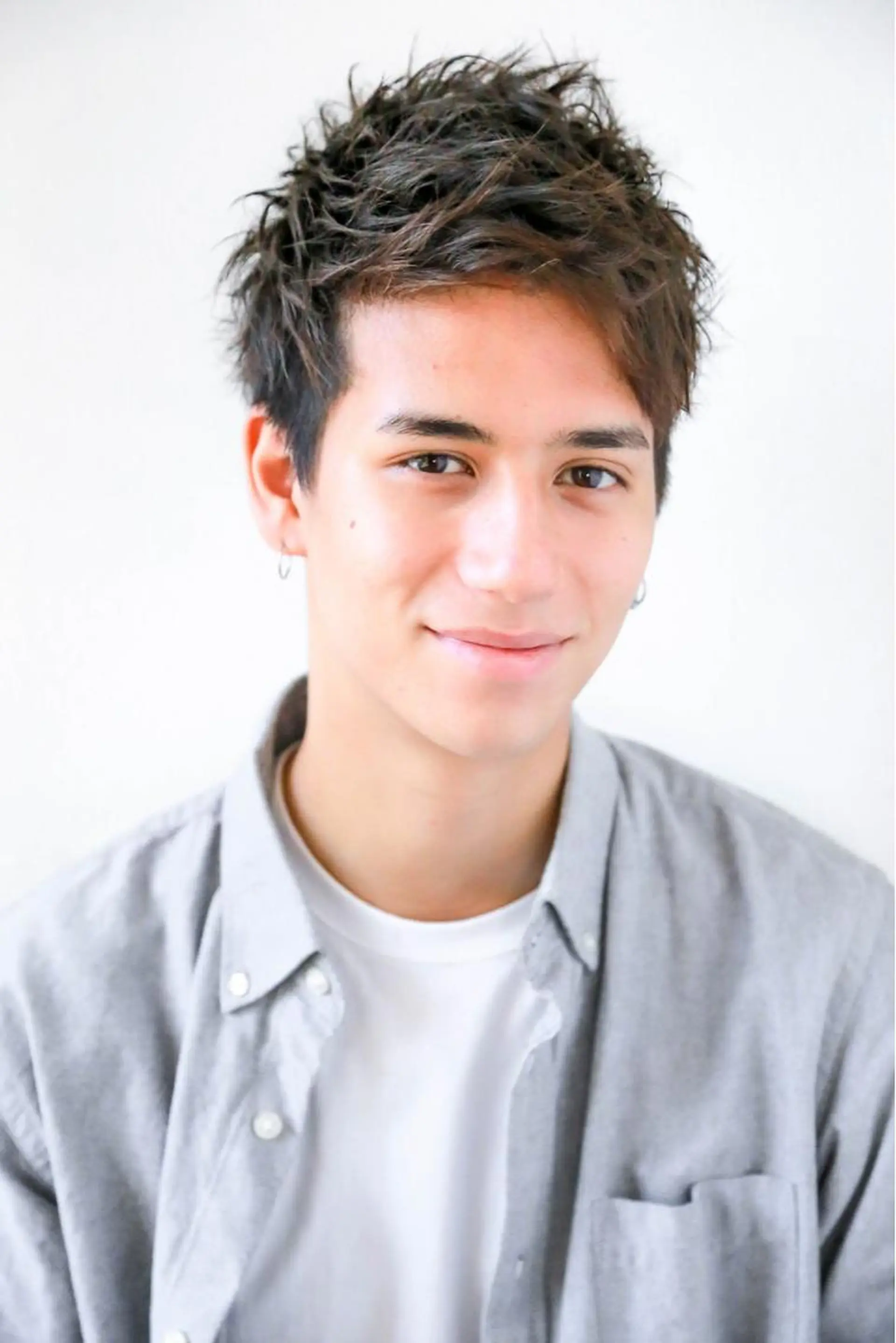 ショート メンズ ✨ブリーチなし透明感 池袋　水野のヘアスタイル