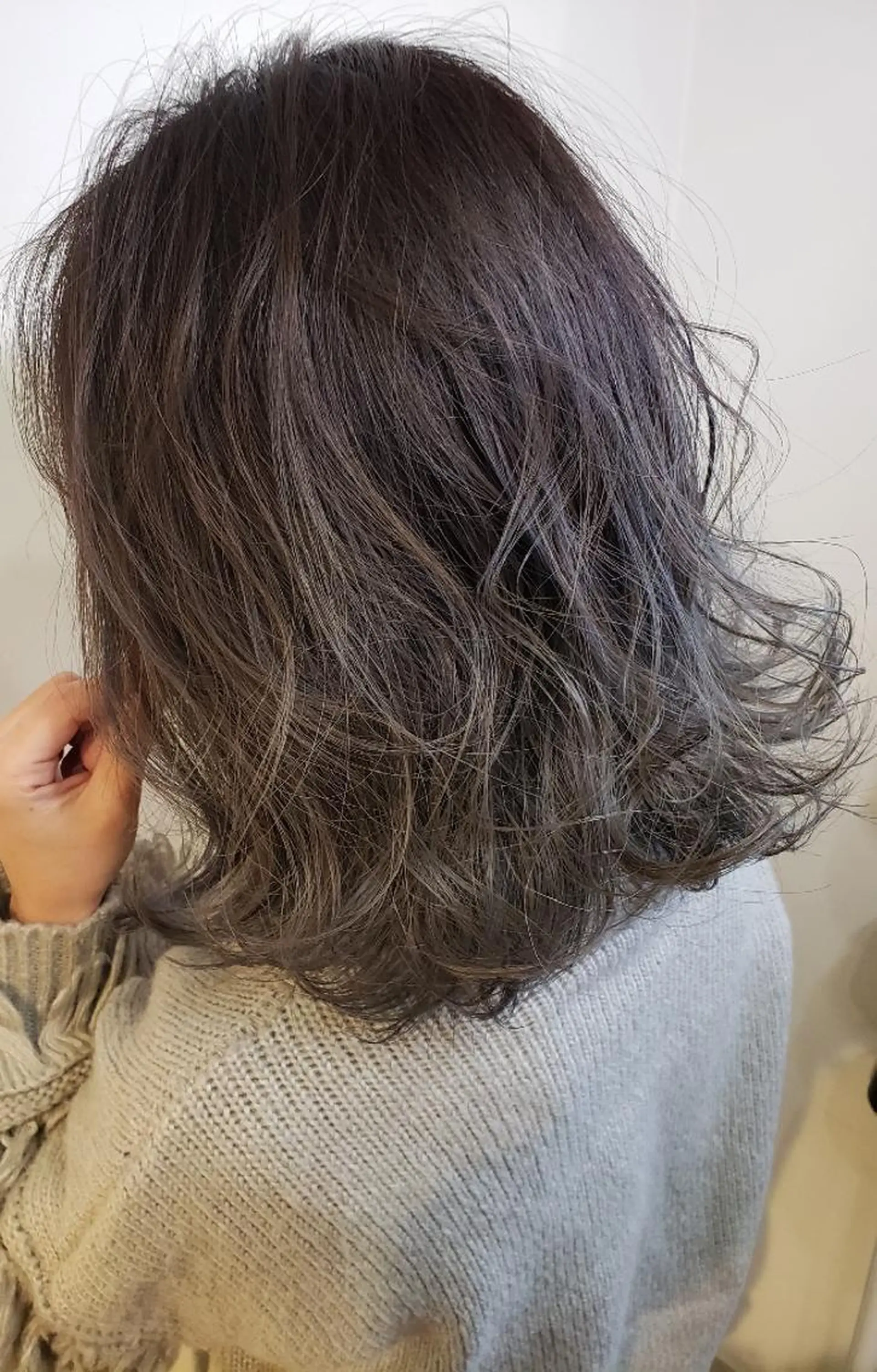 ミディアム カラー カット ヘアカラー RIENS♡xrea 山本優舞のヘアスタイル