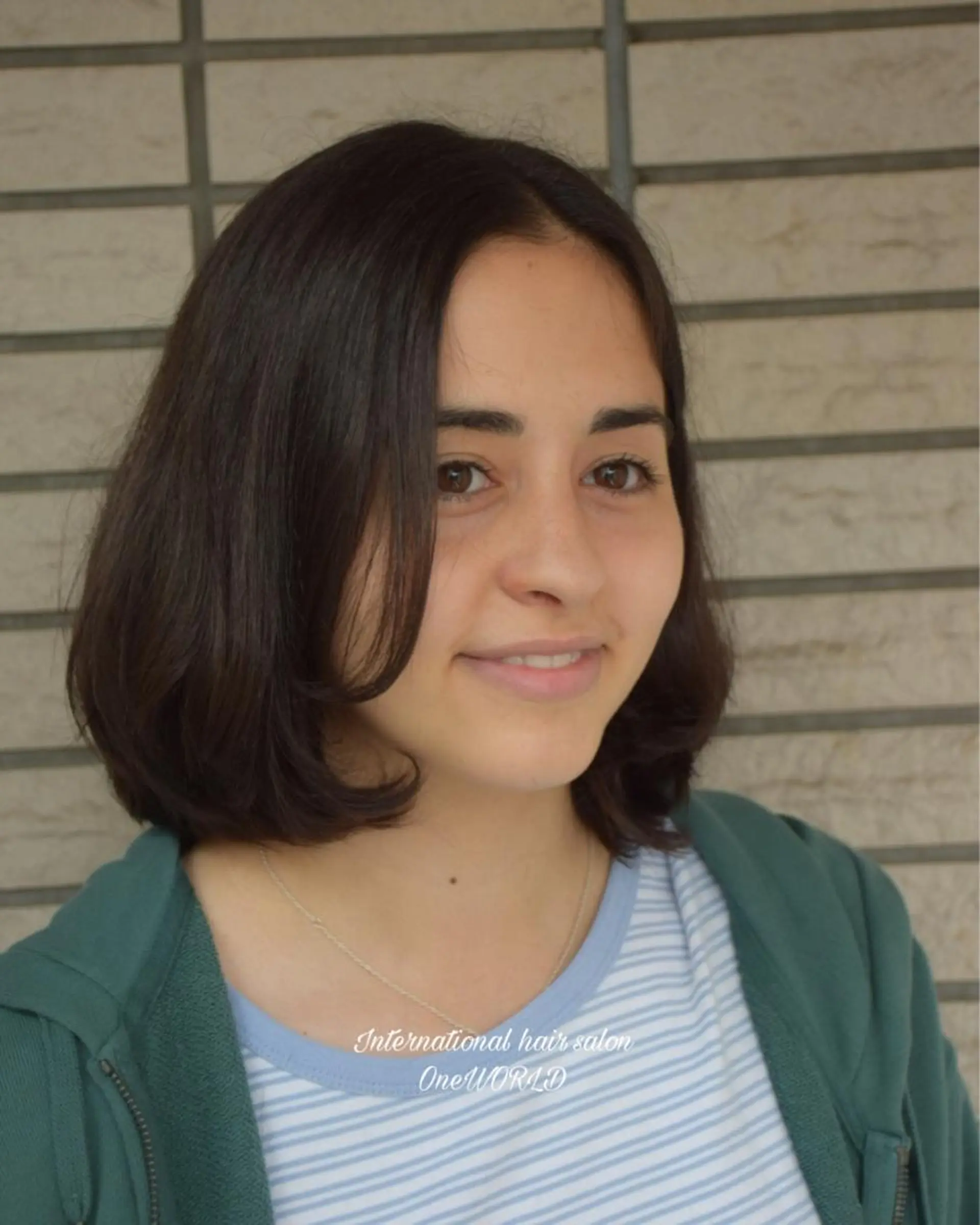 ミディアム カラー 福井 稜平のヘアスタイル