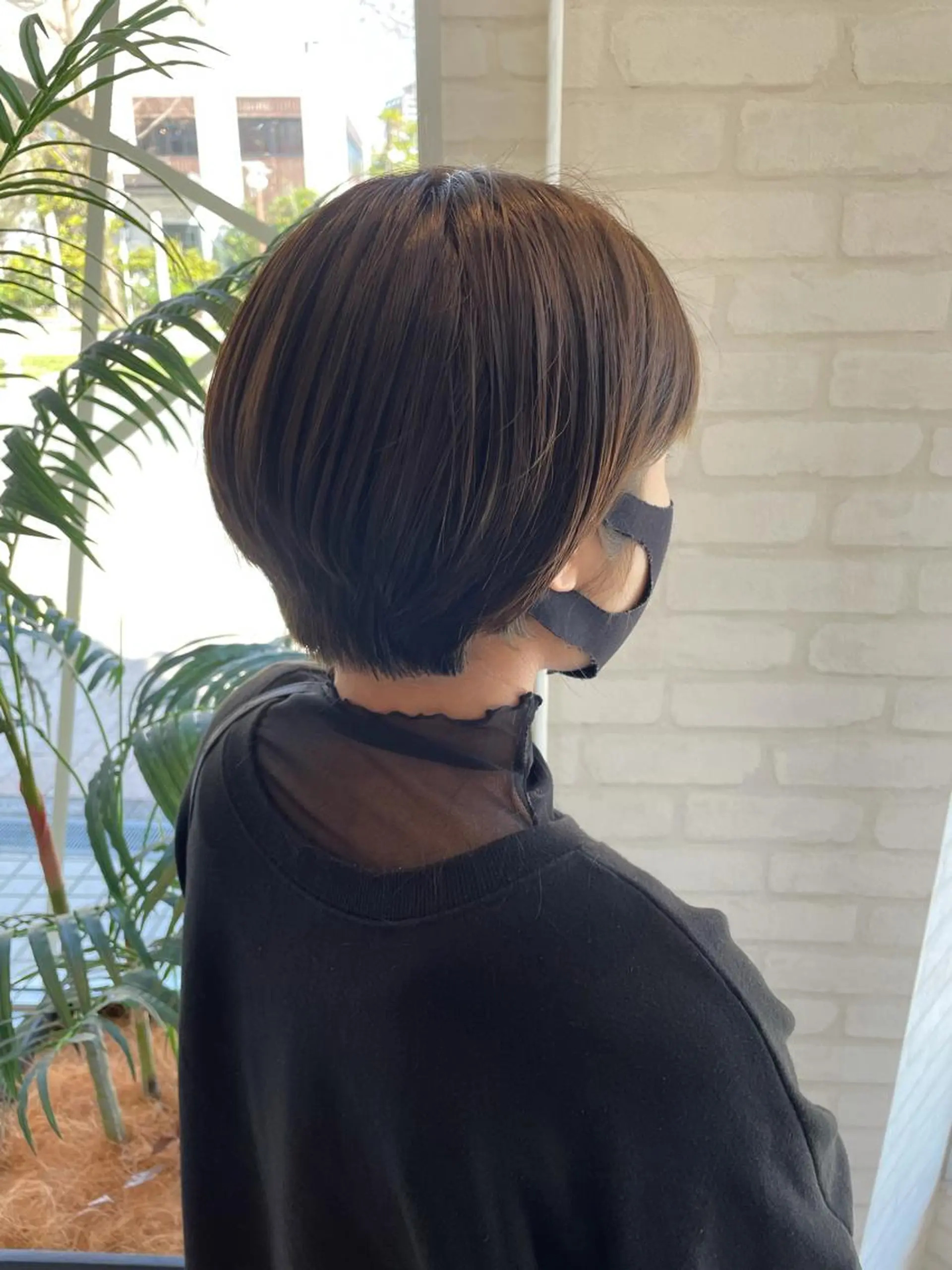 ショート カラー ケアブリーチ /髪質 改善/古橋圭史郎のヘアスタイル