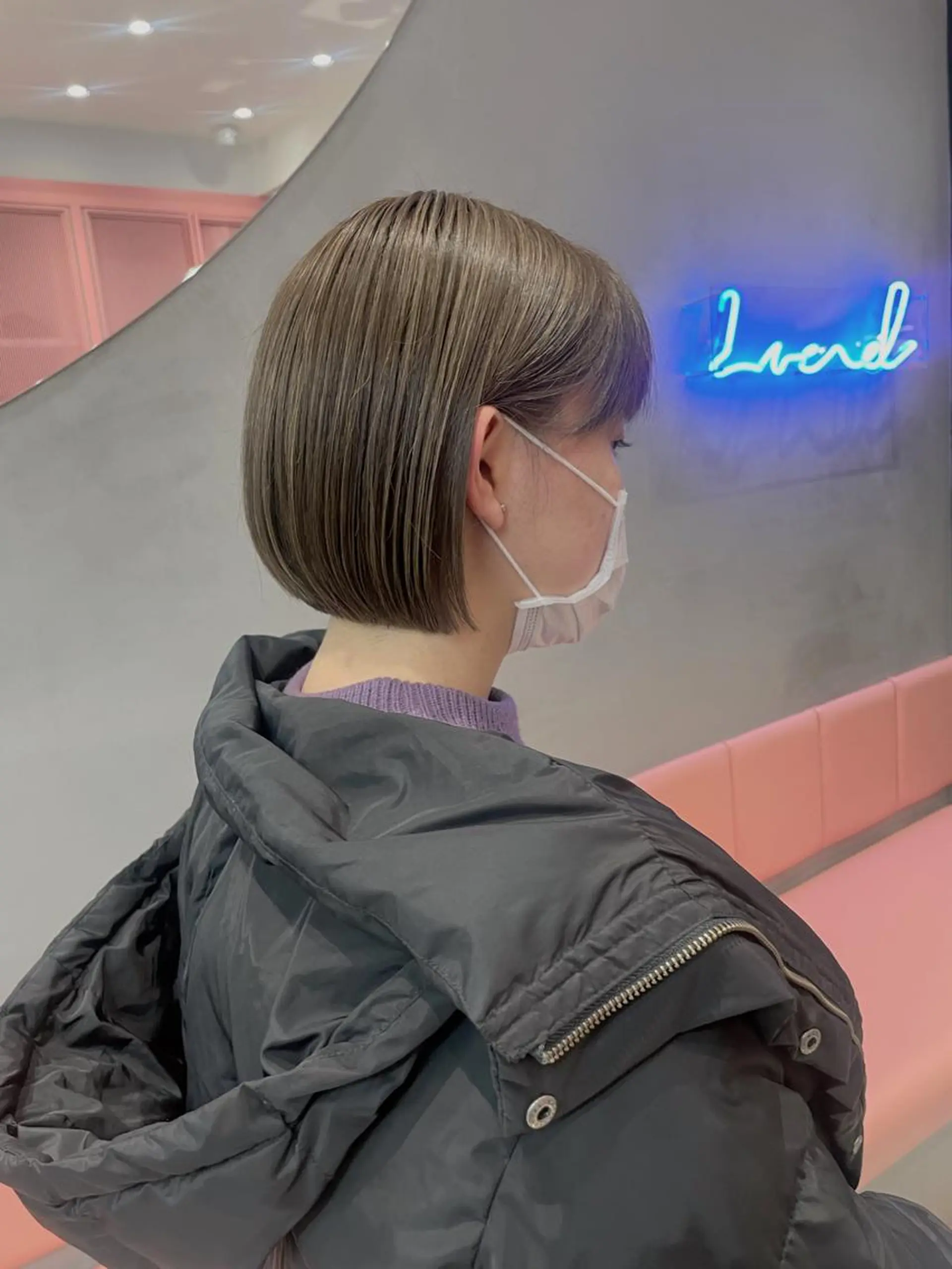 ショート Misaki /ボブ/縮毛矯正のヘアスタイル