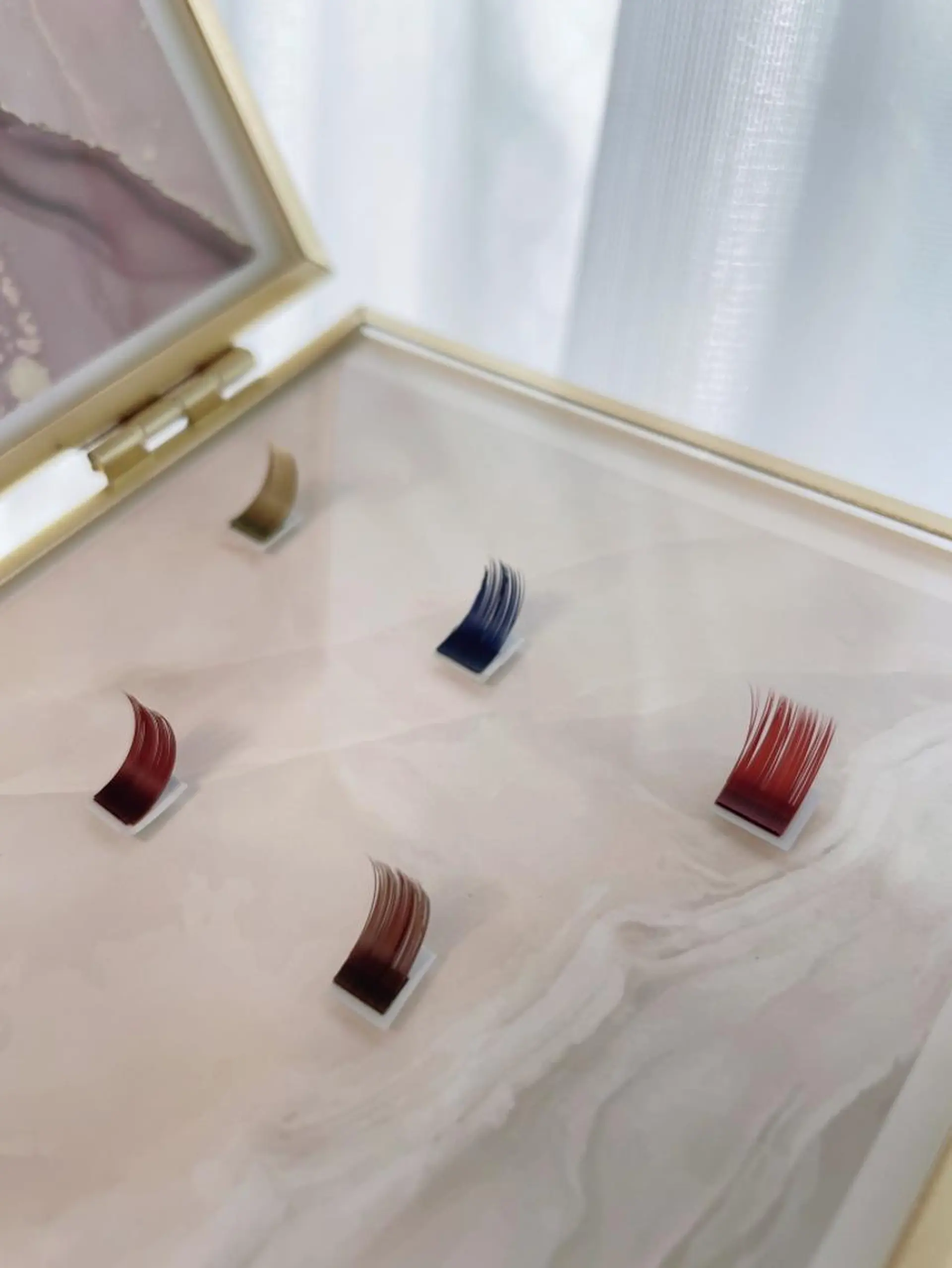 マツエク・マツパ カラーマツエク フラットラッシュ And　I.所属・東向島eyelash And I.のマツエク・マツパデザイン