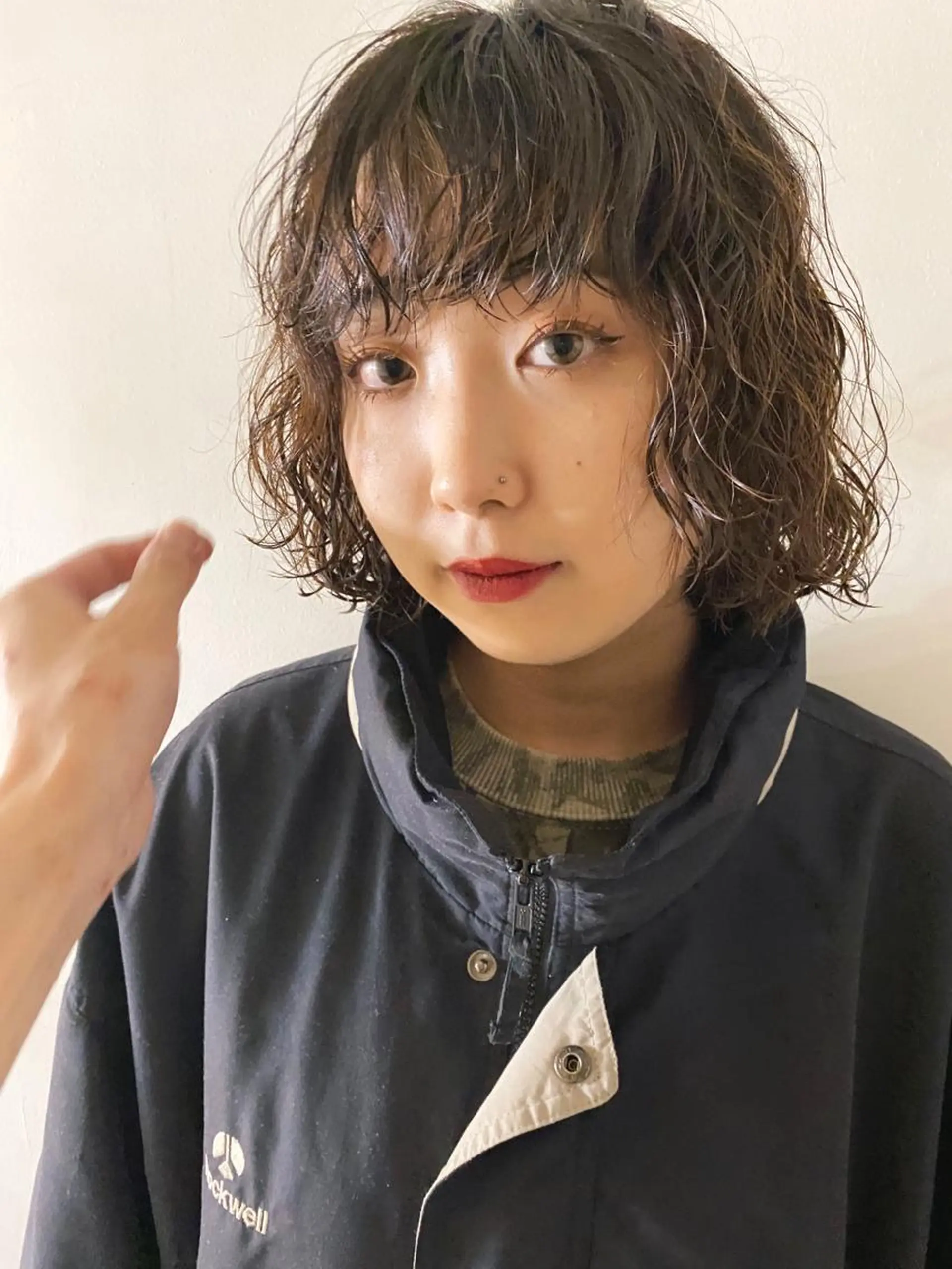 ミディアム パーマ レイヤー/パーマ /ウルフ/nabeのヘアスタイル