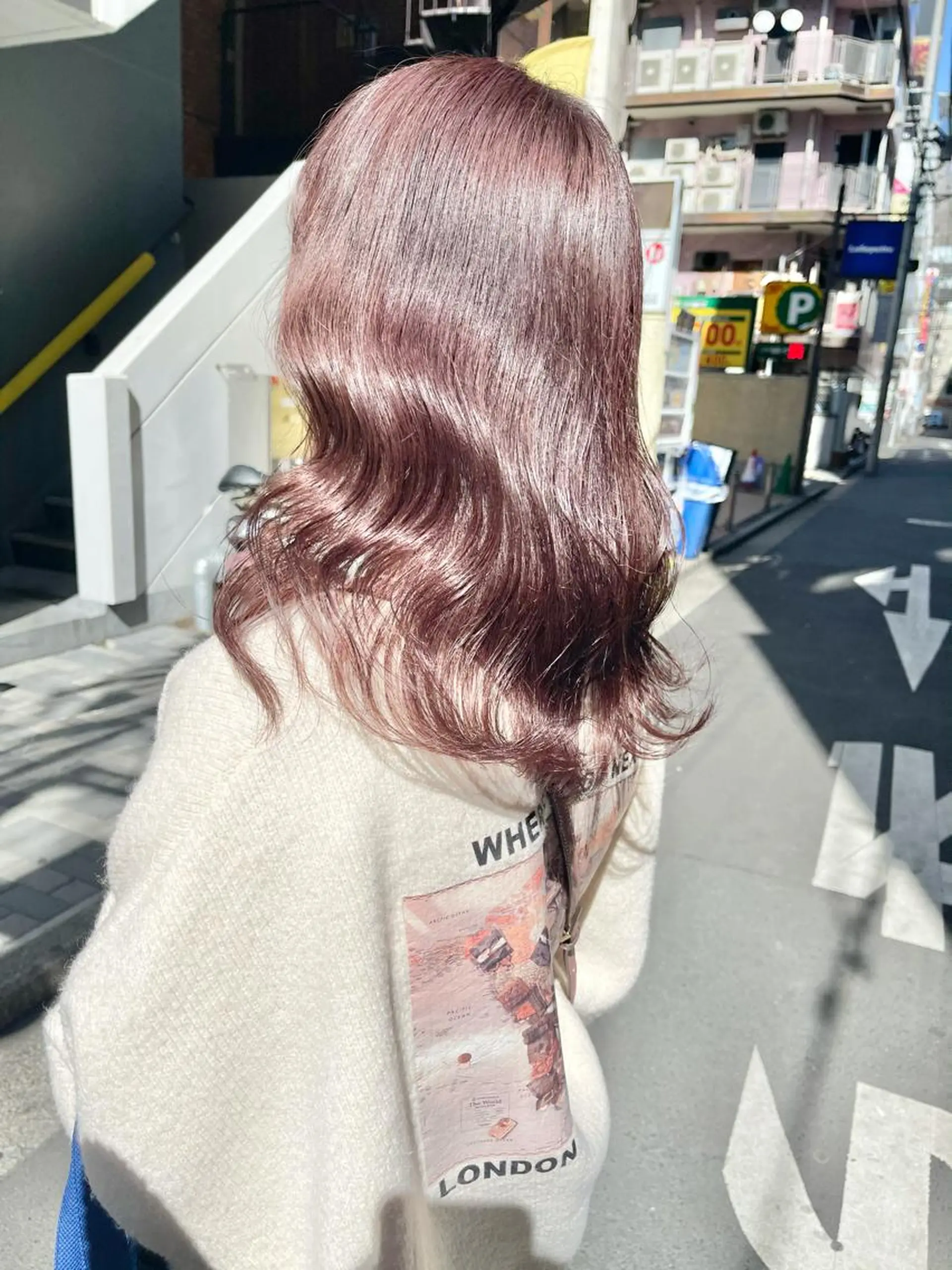 ミディアム カラー 店長 小池アキトのヘアスタイル