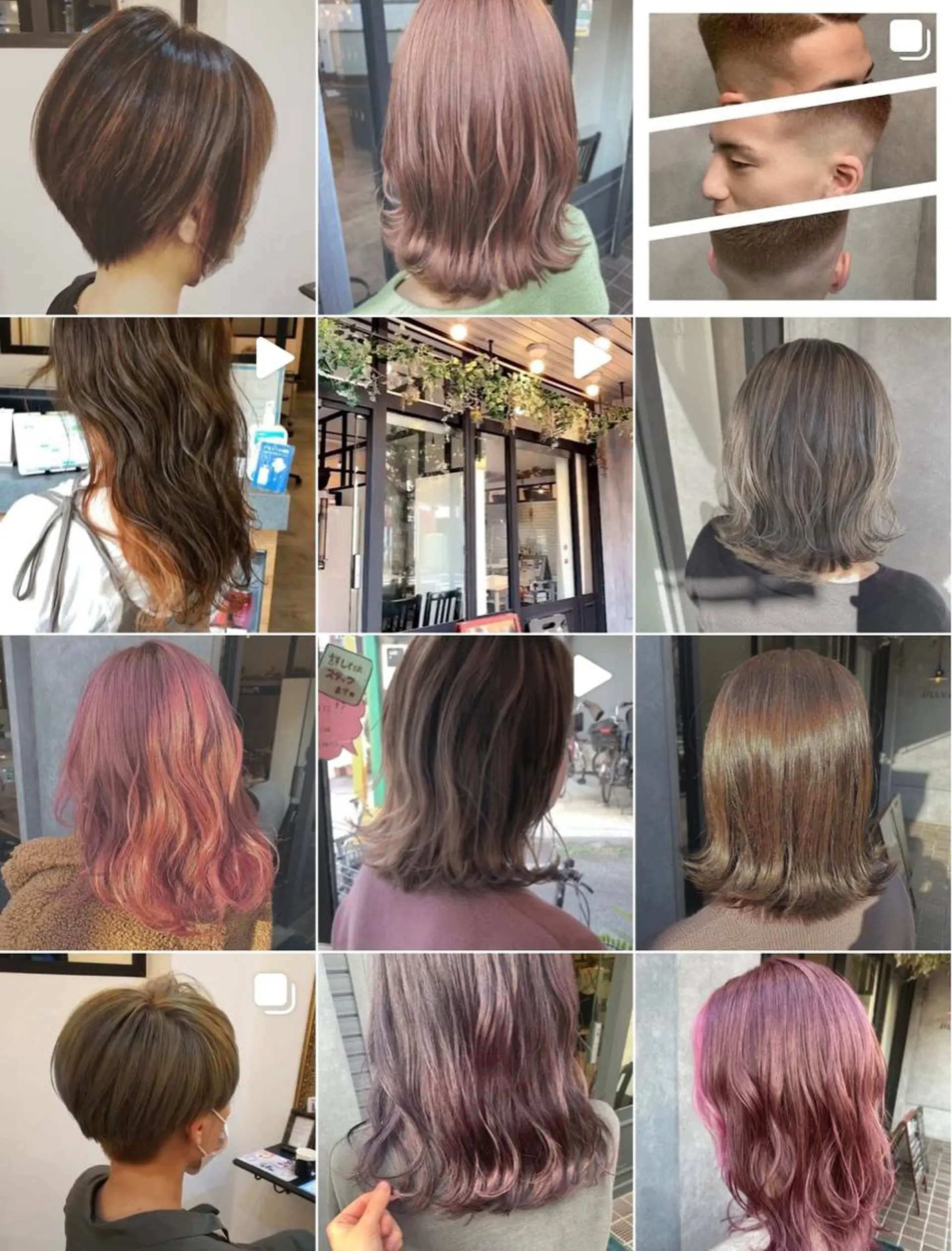 ロング カラー ボブ ヨシンモリ ロング N゜jillva ナンバージルバのヘアスタイル