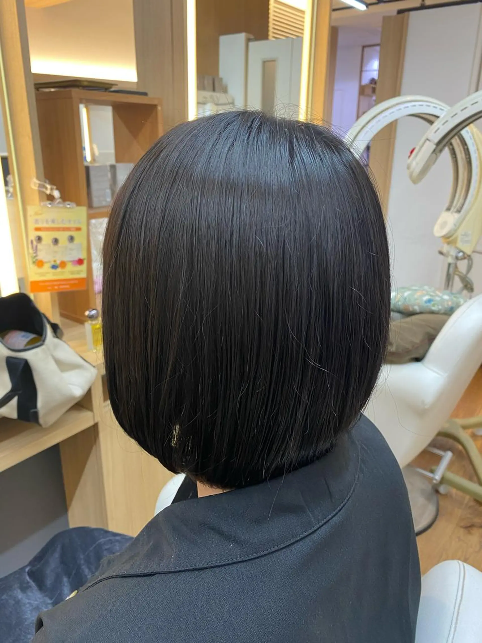 ミディアム カラー ボブ 韓国ヘア sasugaのヘアスタイル