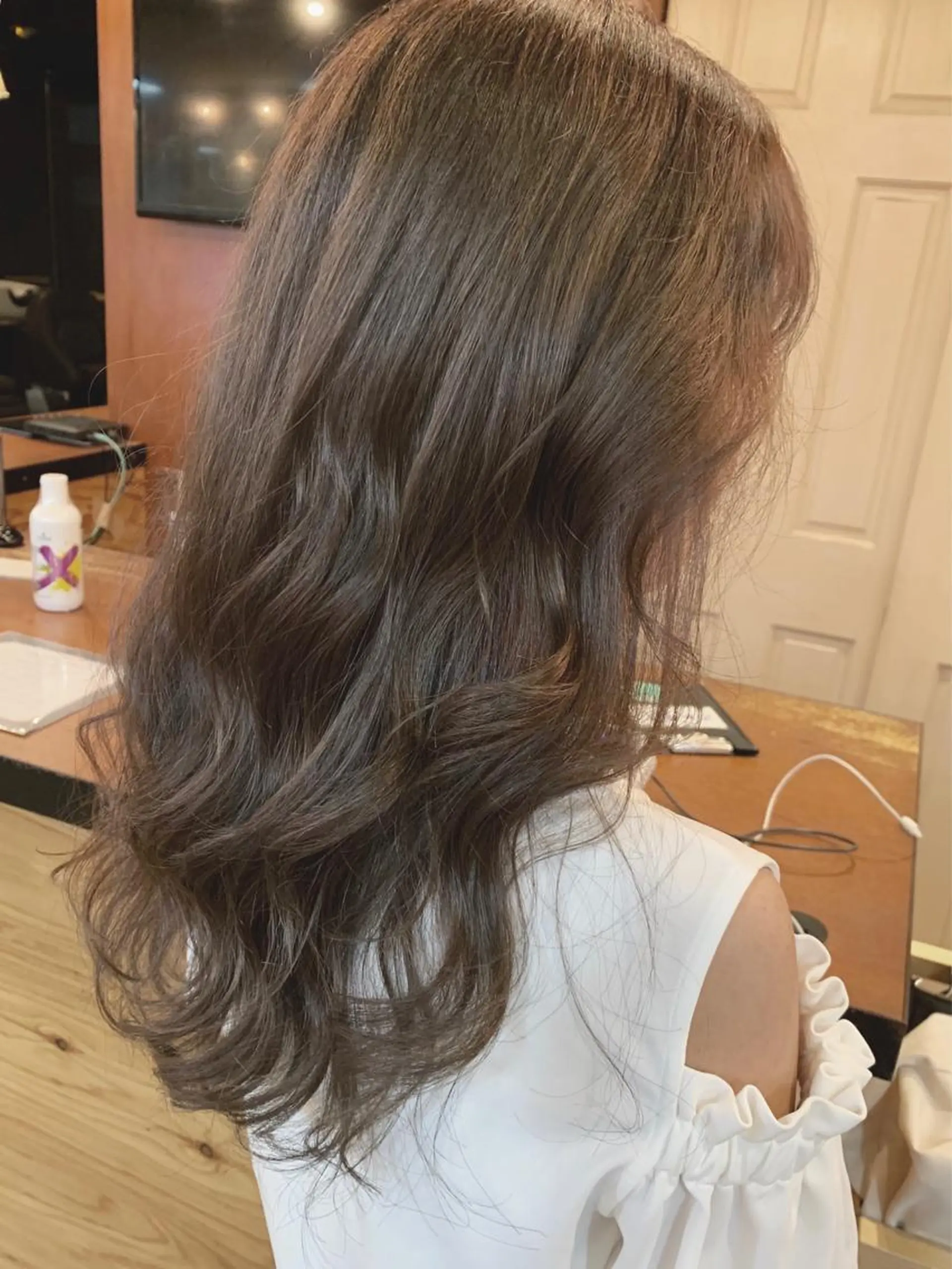 セミロング カラー カット ヘアカラー トリートメント 岡崎勇人/レイヤー/ 韓国/ケラチンTRのヘアスタイル