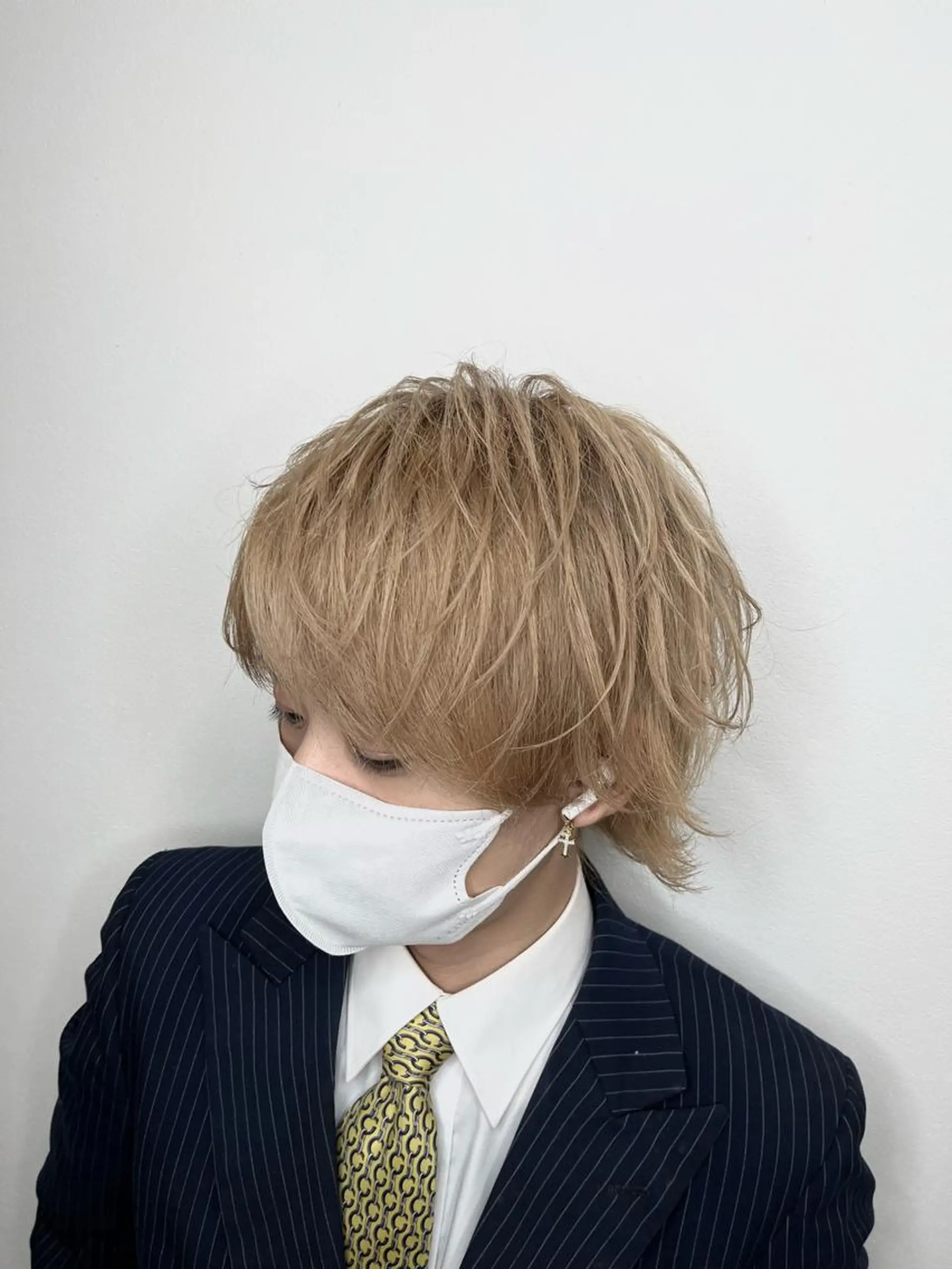 カラー カット ヘアカラー トリートメント メンズカットカラー 心斎橋/松平和樹のヘアスタイル