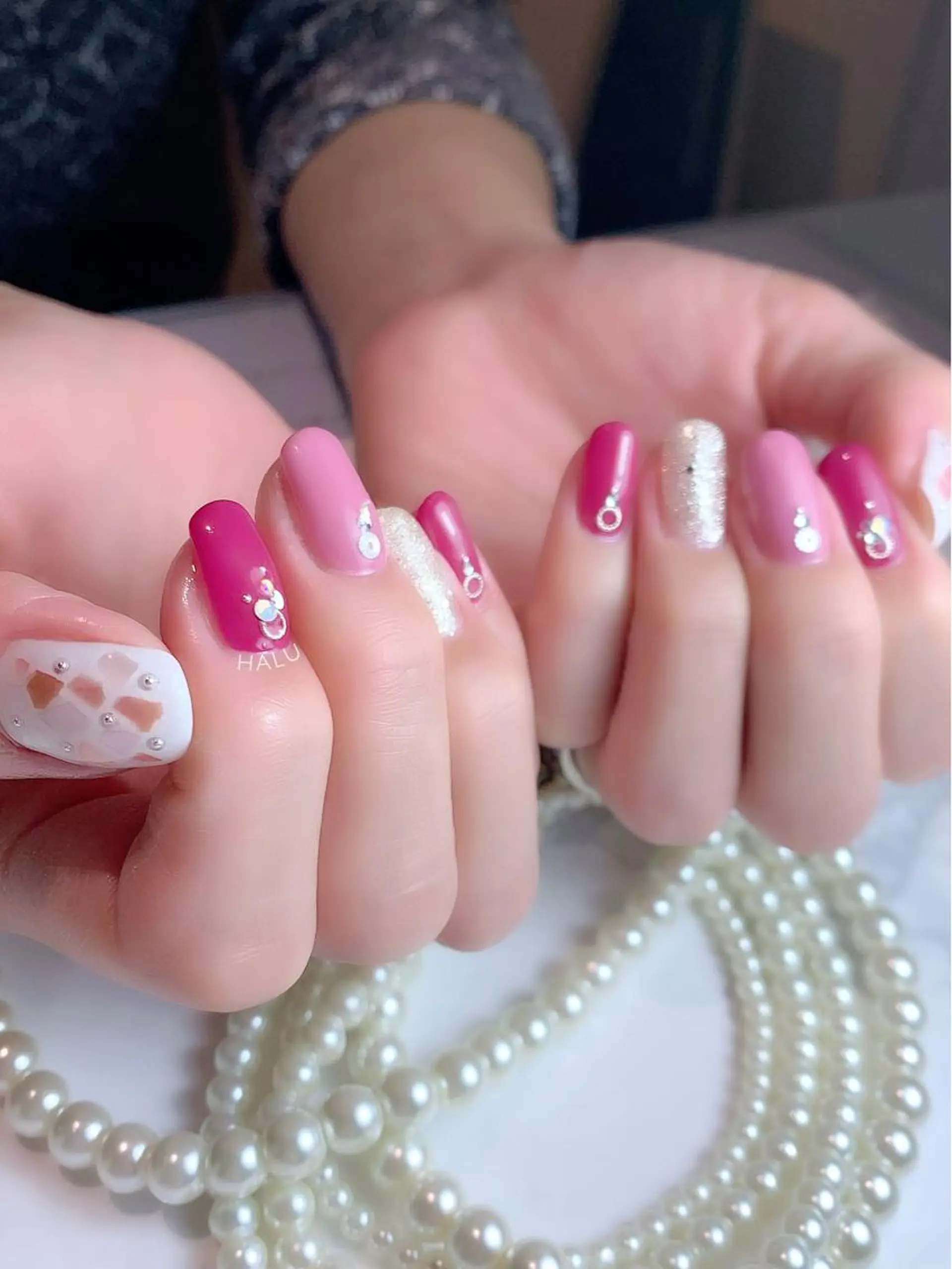 ネイル ピンク HALU ハルのネイルデザイン