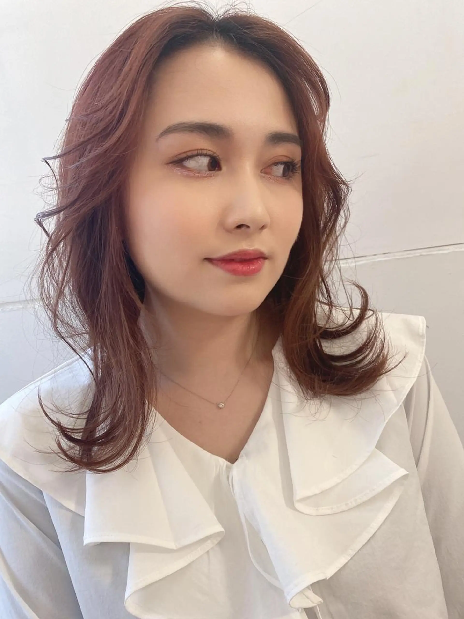 ミディアム 勝沼 佑季のヘアスタイル