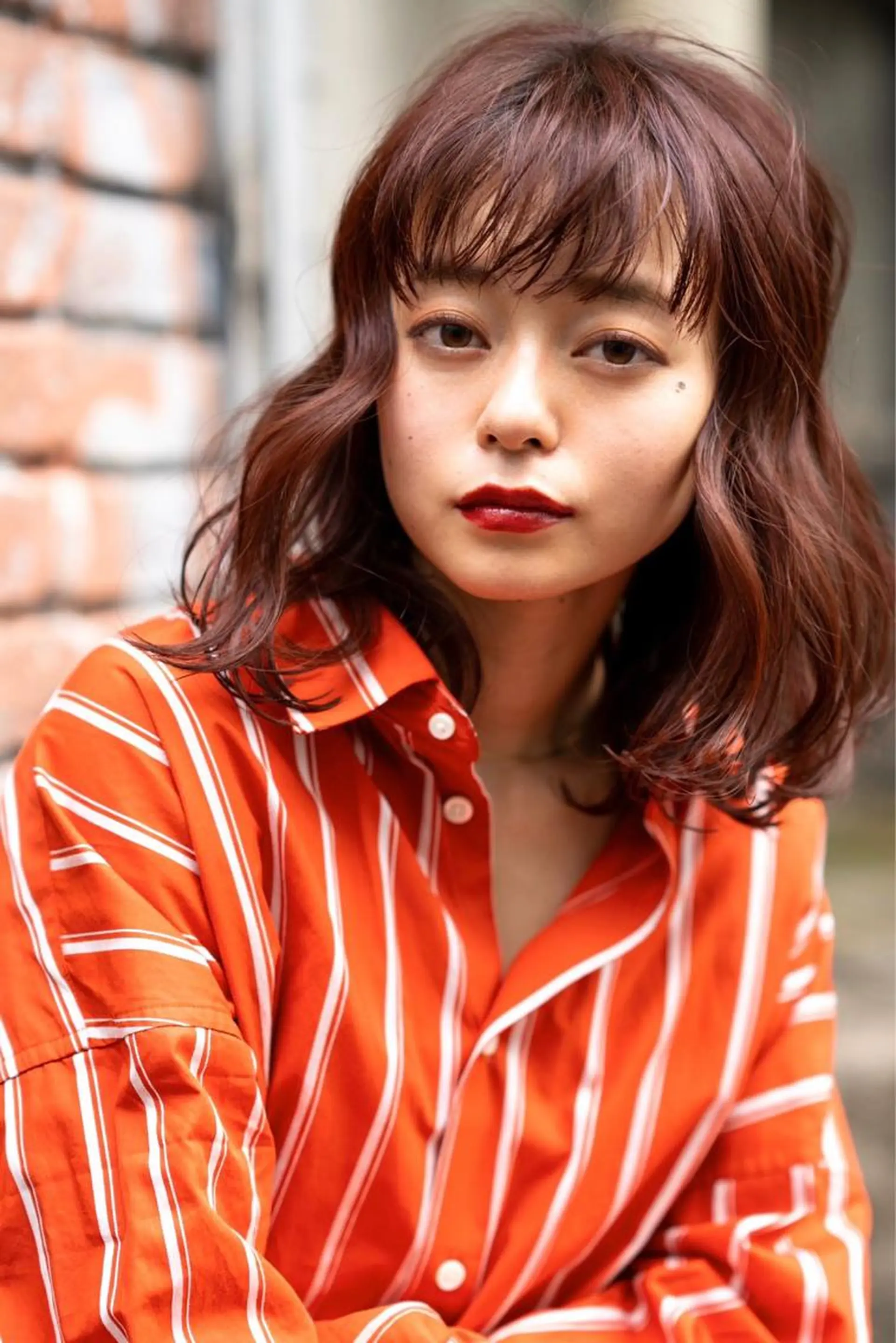 ミディアム カラー カット ヘアカラー トリートメント 🉐レイヤー/塩見 弘樹🉐渋谷のヘアスタイル