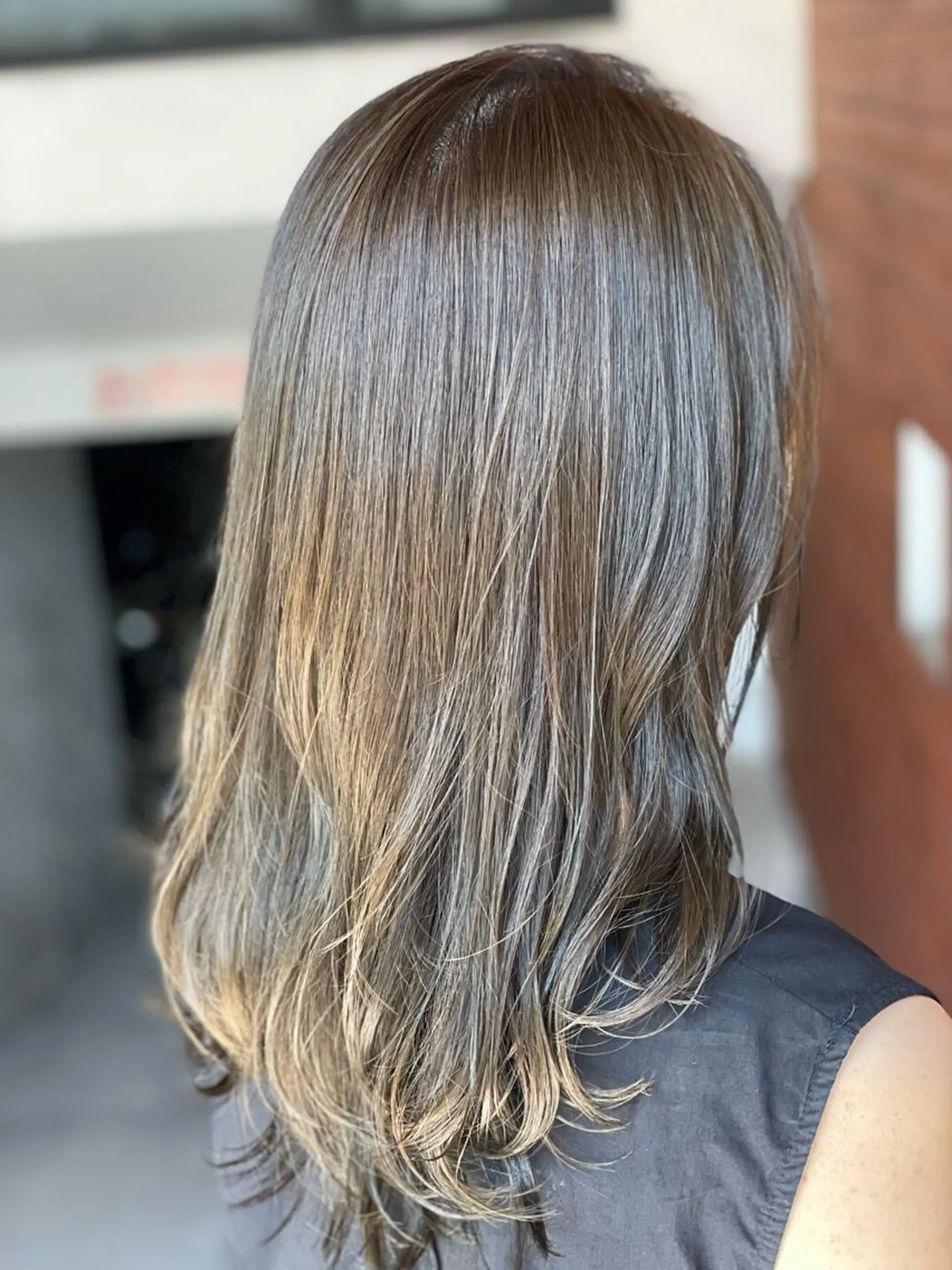 ミディアム 松本 剛成のヘアスタイル