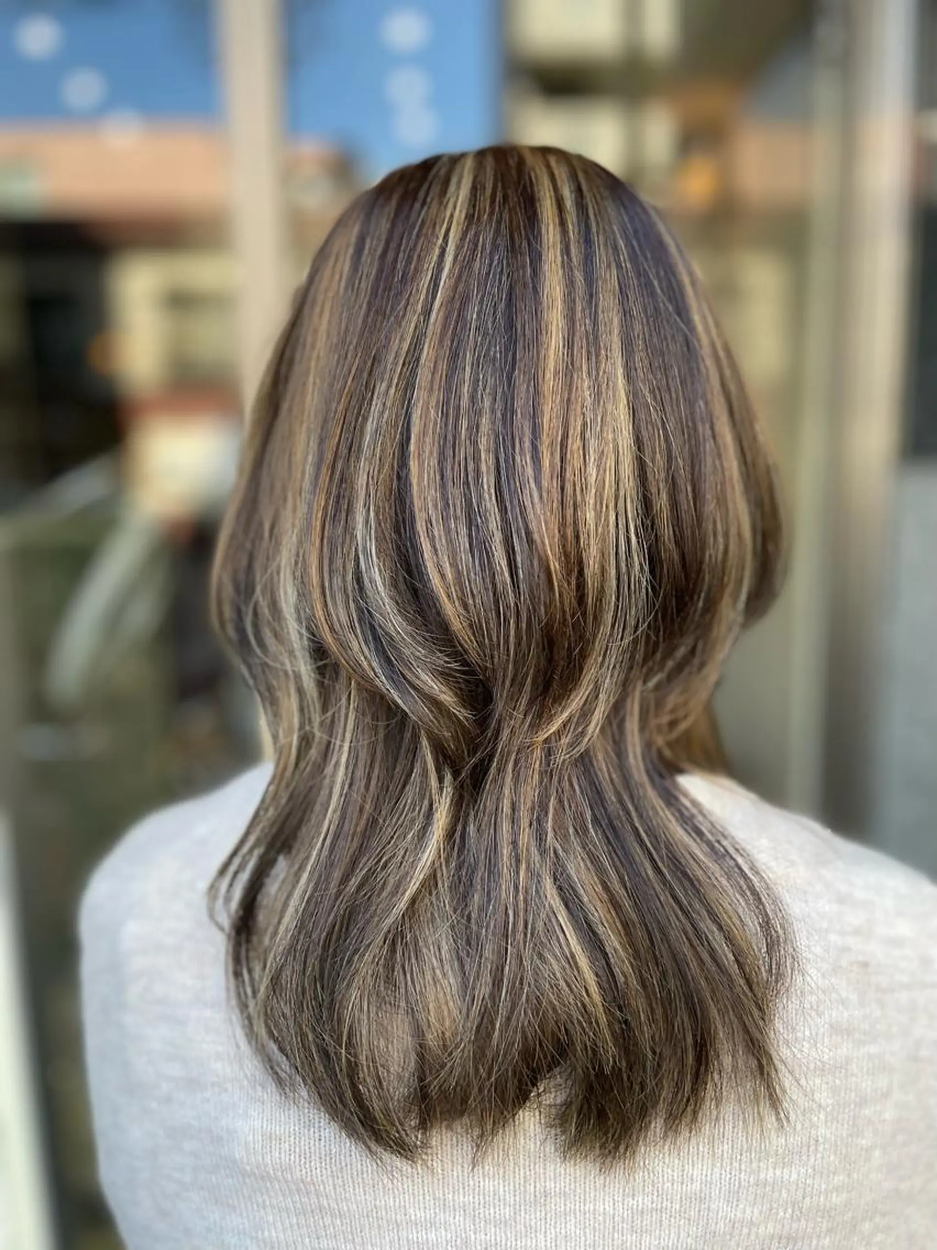 ロング カラー 💎白髪染めも対応 🙆👌山本明菜のヘアスタイル