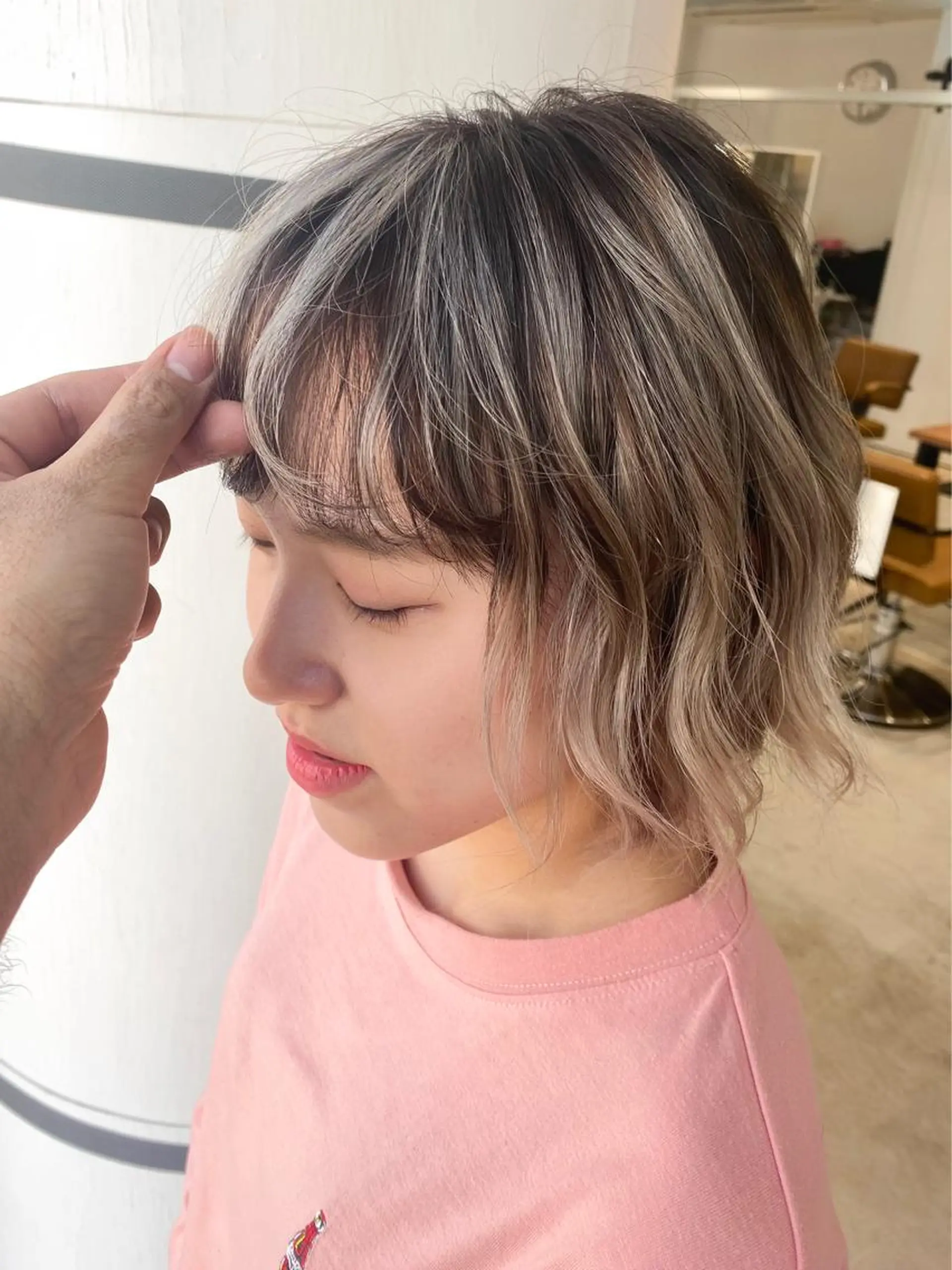 ショート カラー welring hair salonのヘアスタイル