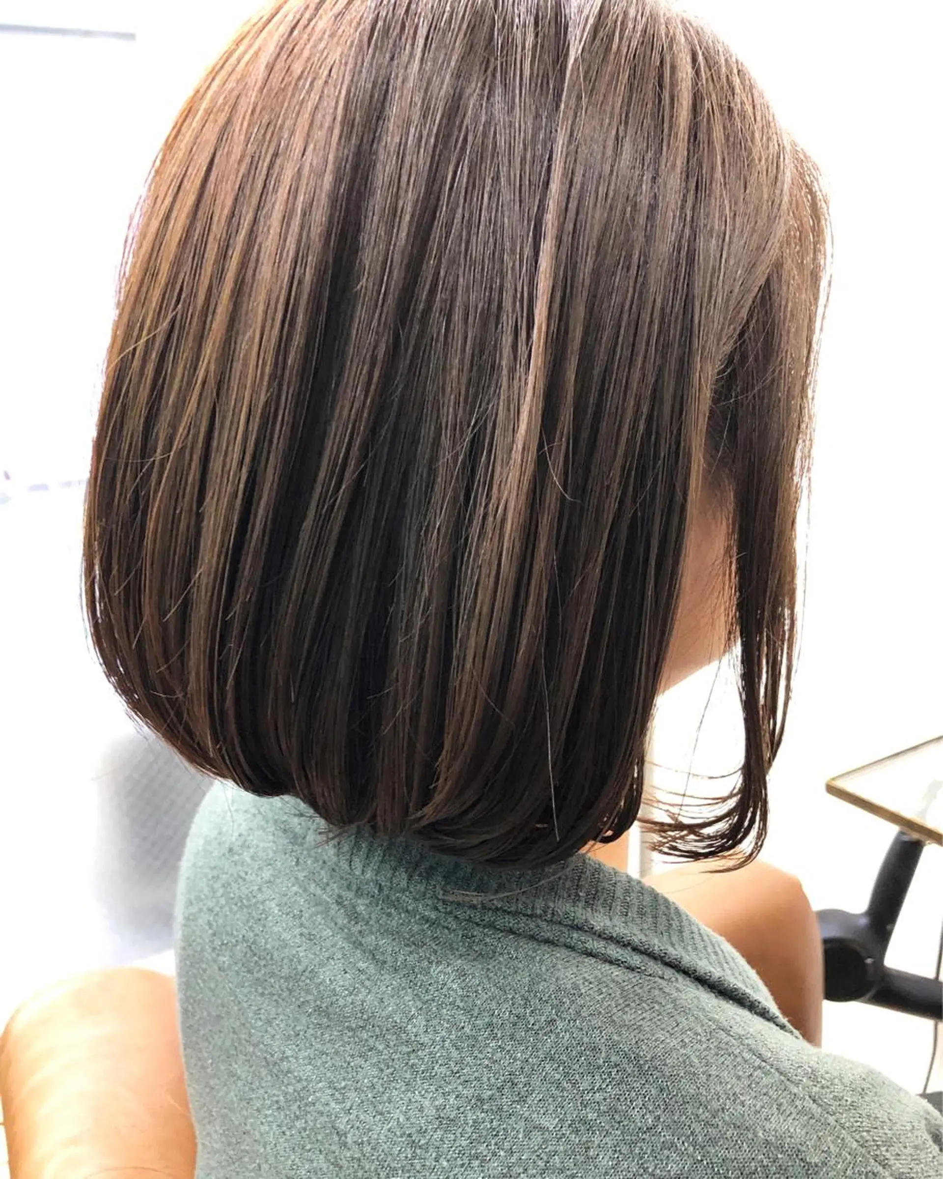ミディアム カラー ベージュカラー ボブ TOWA 野村　コウダイのヘアスタイル