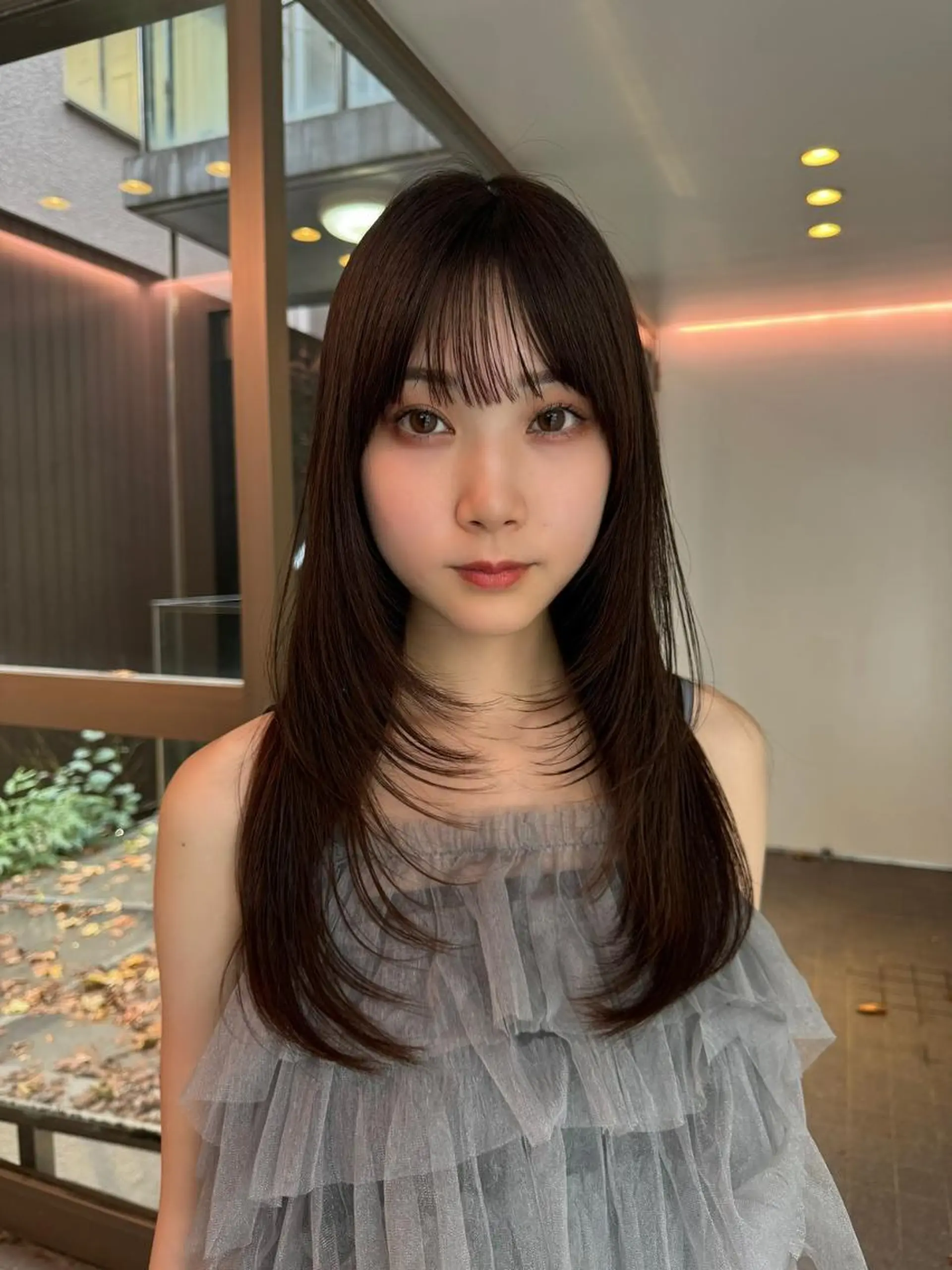 ロング カラー カット ヘアカラー レイヤー/パーマ 透明感カラー倉持弘人のヘアスタイル