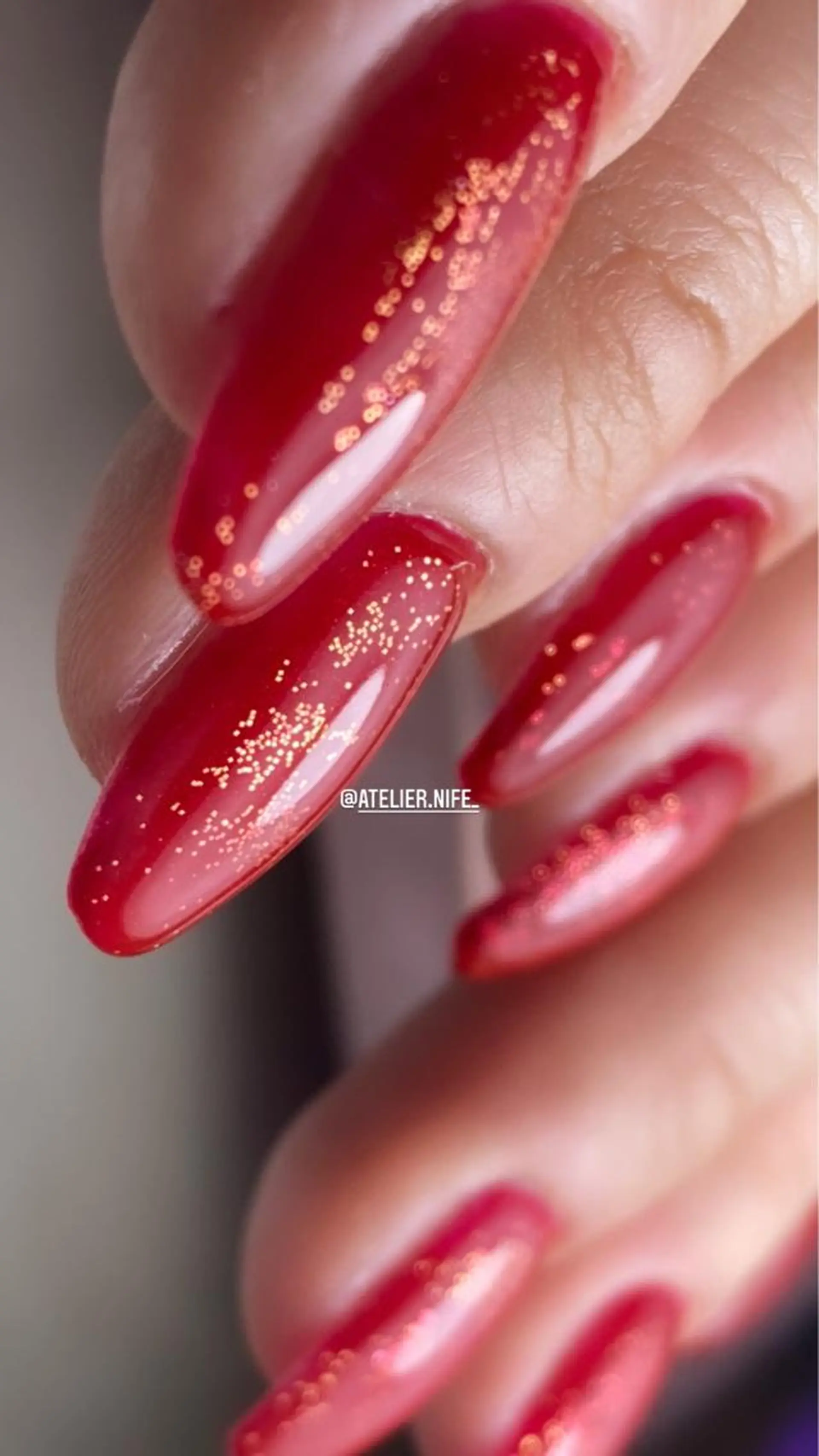 ネイル ラメ(グリッター) atelier nife.のネイルデザイン
