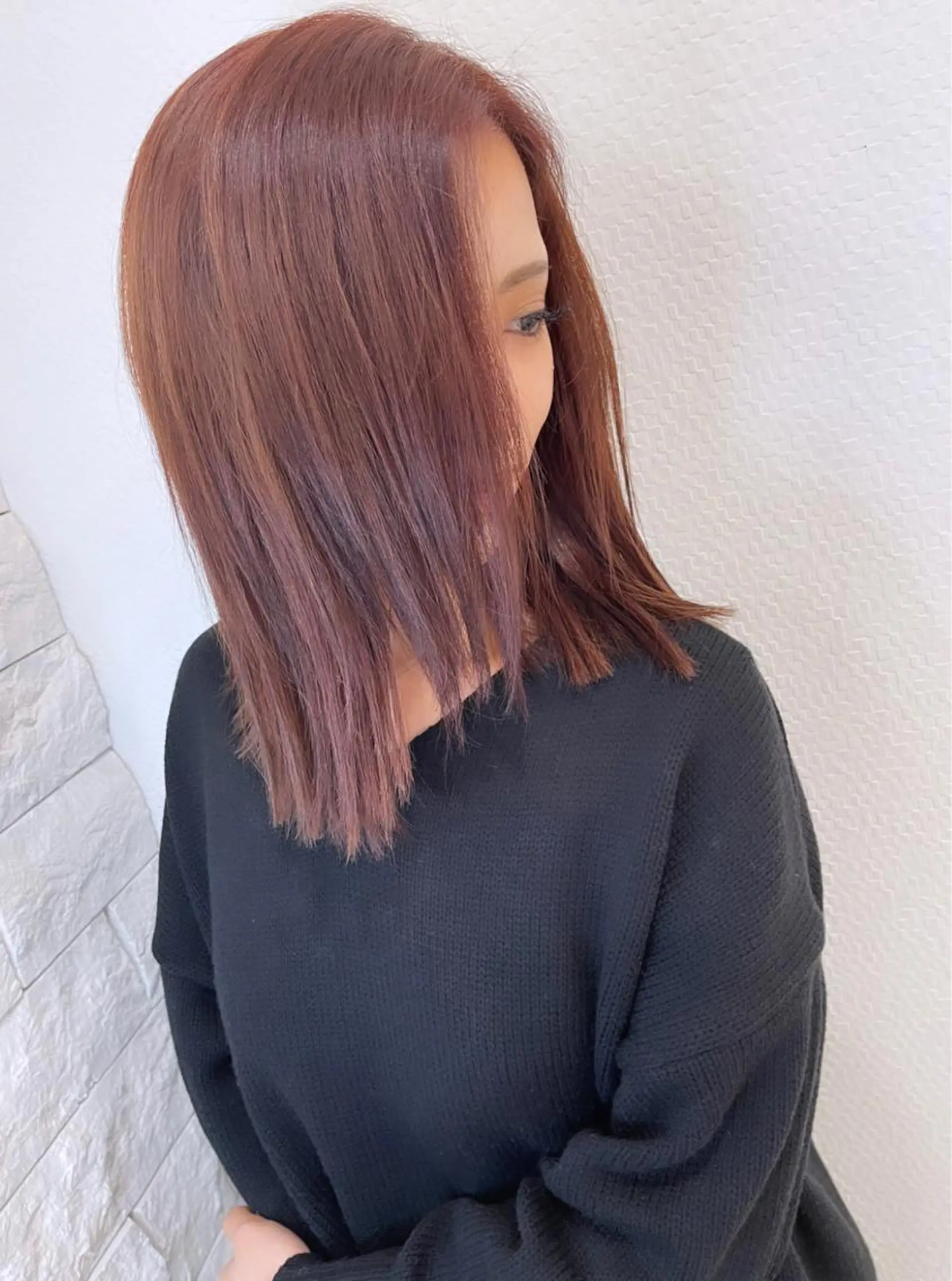 カラー ピンクカラー 名古屋のピンク好き かずくん🦩のヘアスタイル