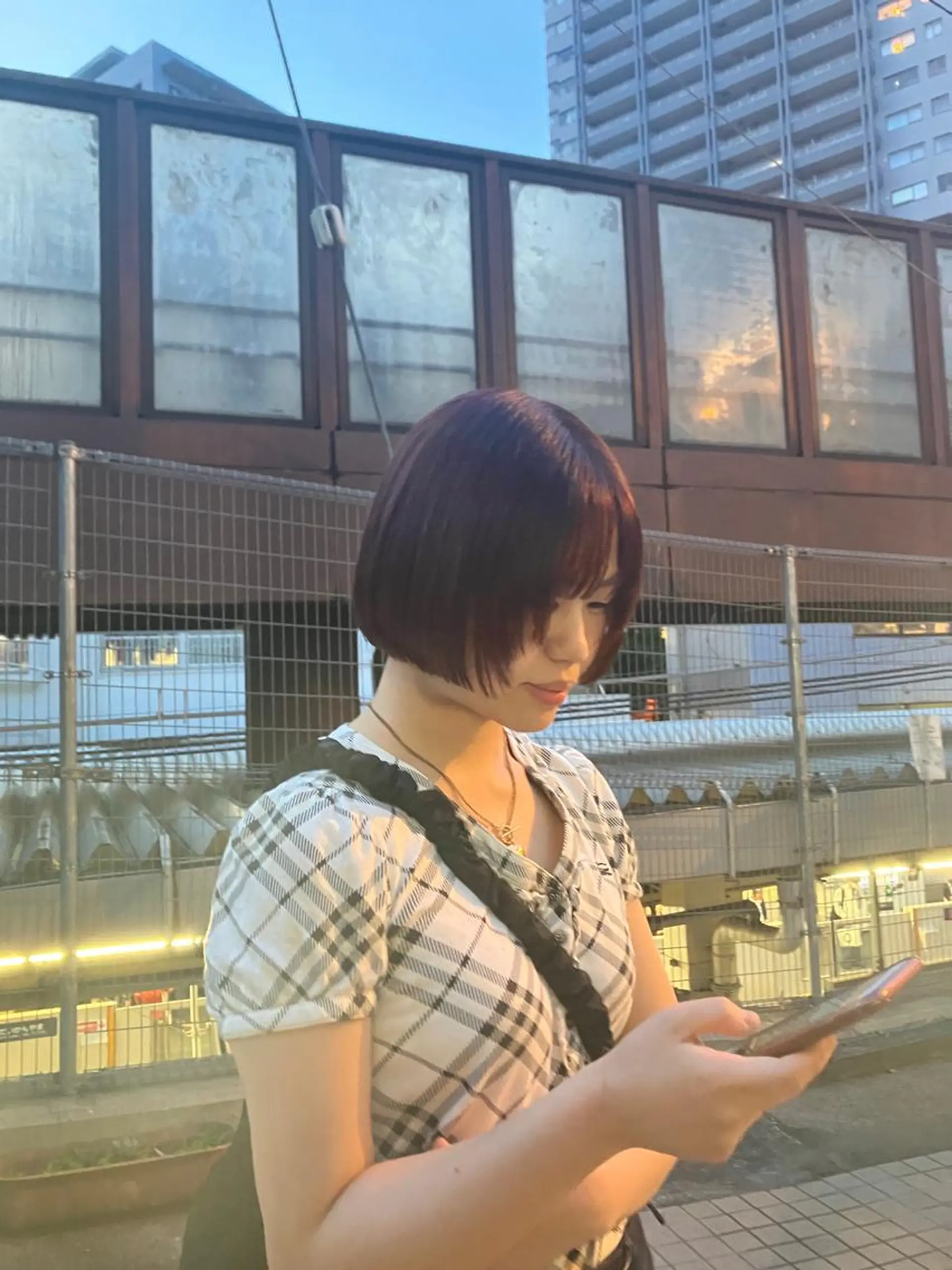 ショート ボブ レイヤーカット ヘアカラー Liike所属・🎀透明感カラー🎀 Yurinoのヘアスタイル