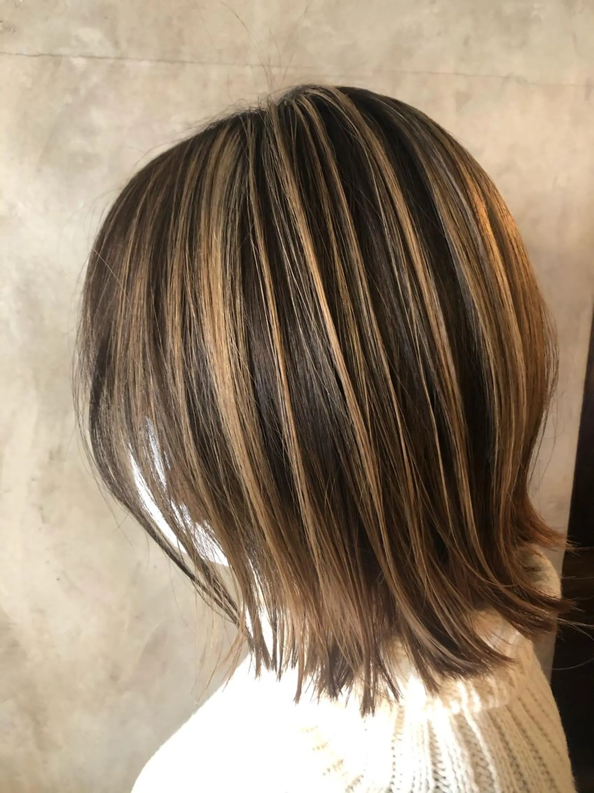 ミディアム カラー ブリーチ ケアブリーチ ハイライトカラー メッシュ ハイライト ∮フェードスタイル∮ 加藤嘉陛のヘアスタイル