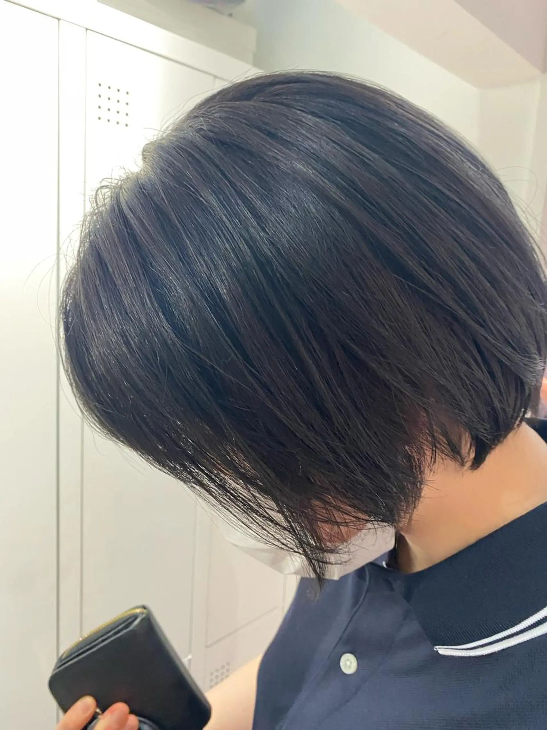 ショート カラー グレージュ オリーブグレージュ オリーブグレー とびまつ /ショート/脱白髪染のヘアスタイル