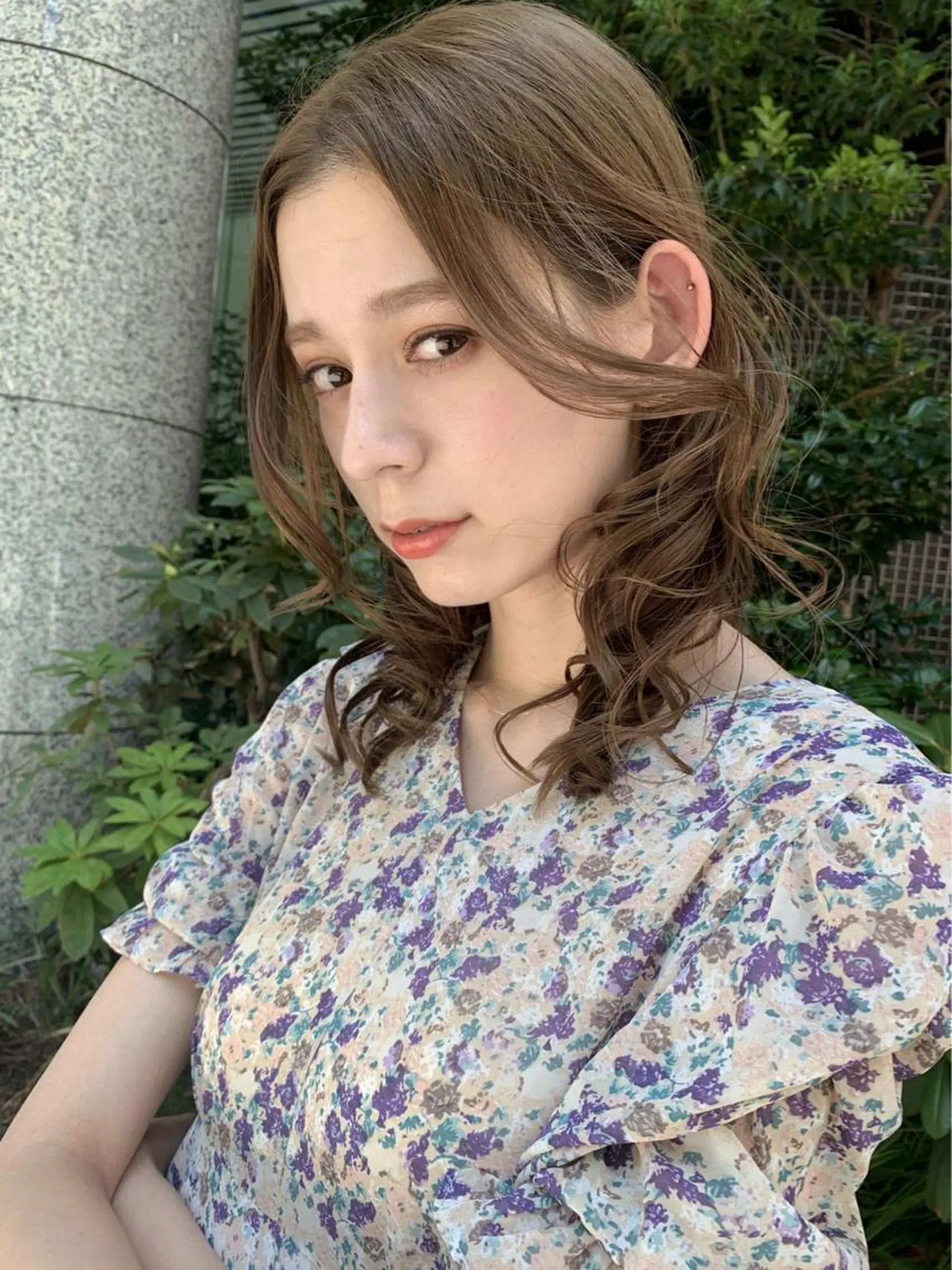 セミロング カラー パーマ ヘアアレンジ メンズ ネイル マツエク・マツパ 学生（メンズ向け） 学生 ヘアカラー トリートメント 新宿駅近♡友達とOK 🦋W -ワット -のヘアスタイル