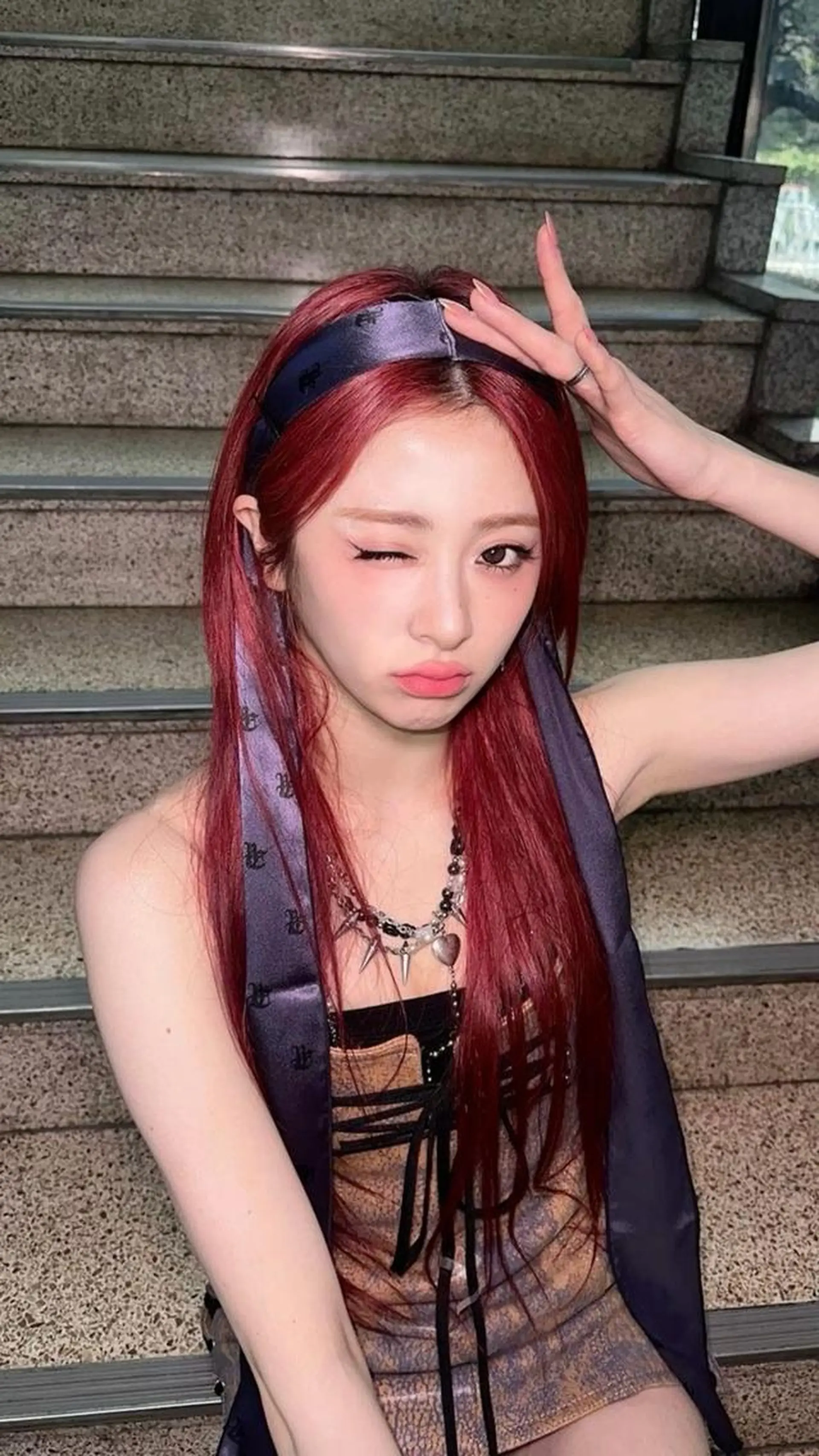 ロング カラー 🤍韓国艶ワンホン ヘアMAYU🤍のヘアスタイル