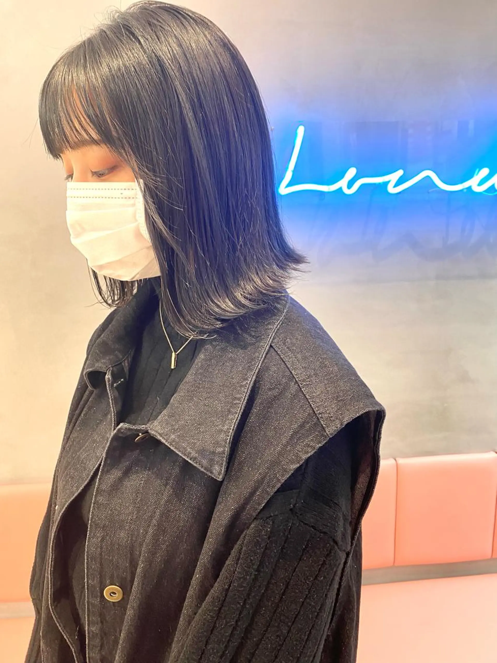 セミロング カラー カット ヘアカラー トリートメント 顔周り/ブリーチなし /縮毛矯正🫧伊勢のヘアスタイル