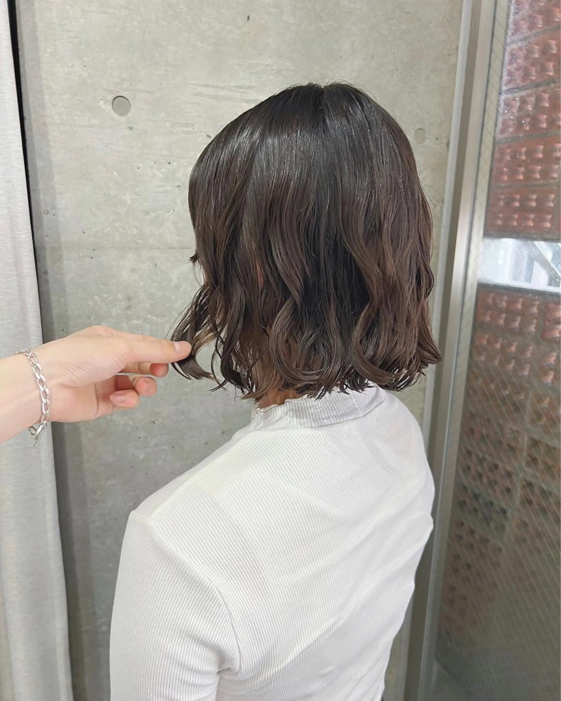 ショート パーマ ボブパーマコテ巻き風 パーマNo1深江秀平のヘアスタイル