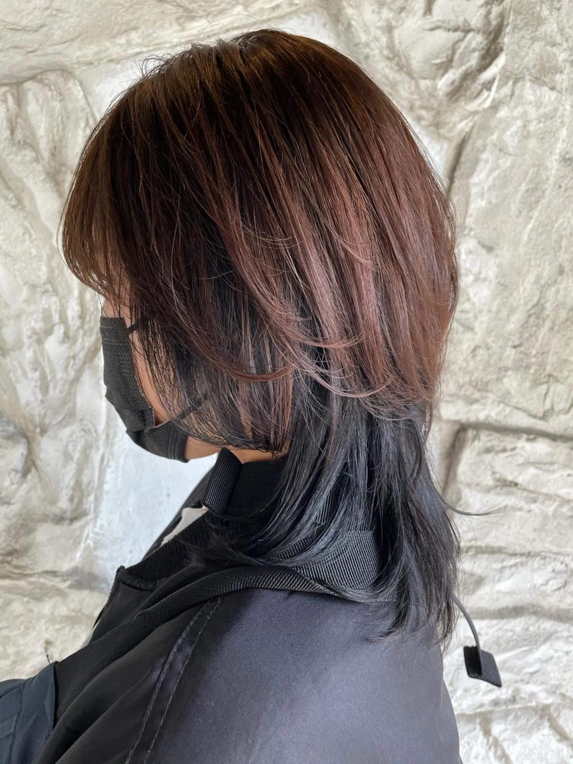 ミディアム ウルフカット ヘアカラー Share Salon Reco【GARDEN】所属・末石 智のヘアスタイル