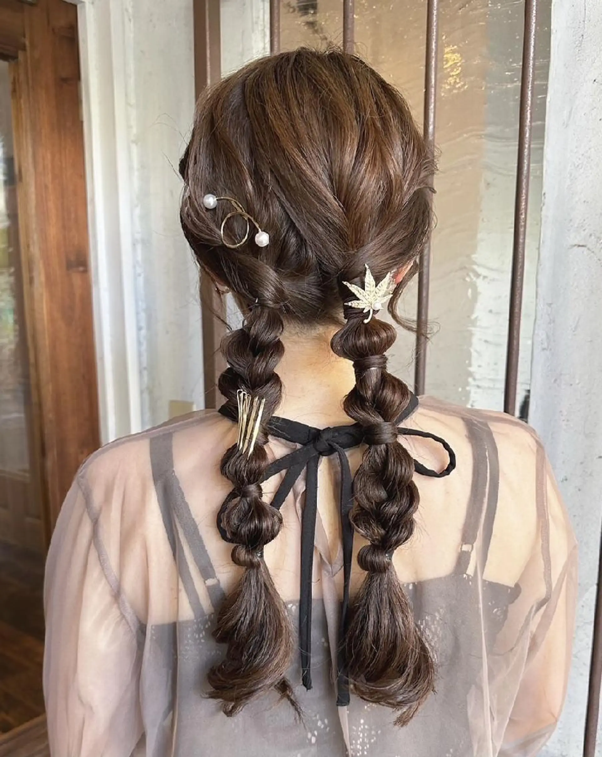 ヘアアレンジ ツインテール ヘアセット Babylone hair&makeのヘアスタイル