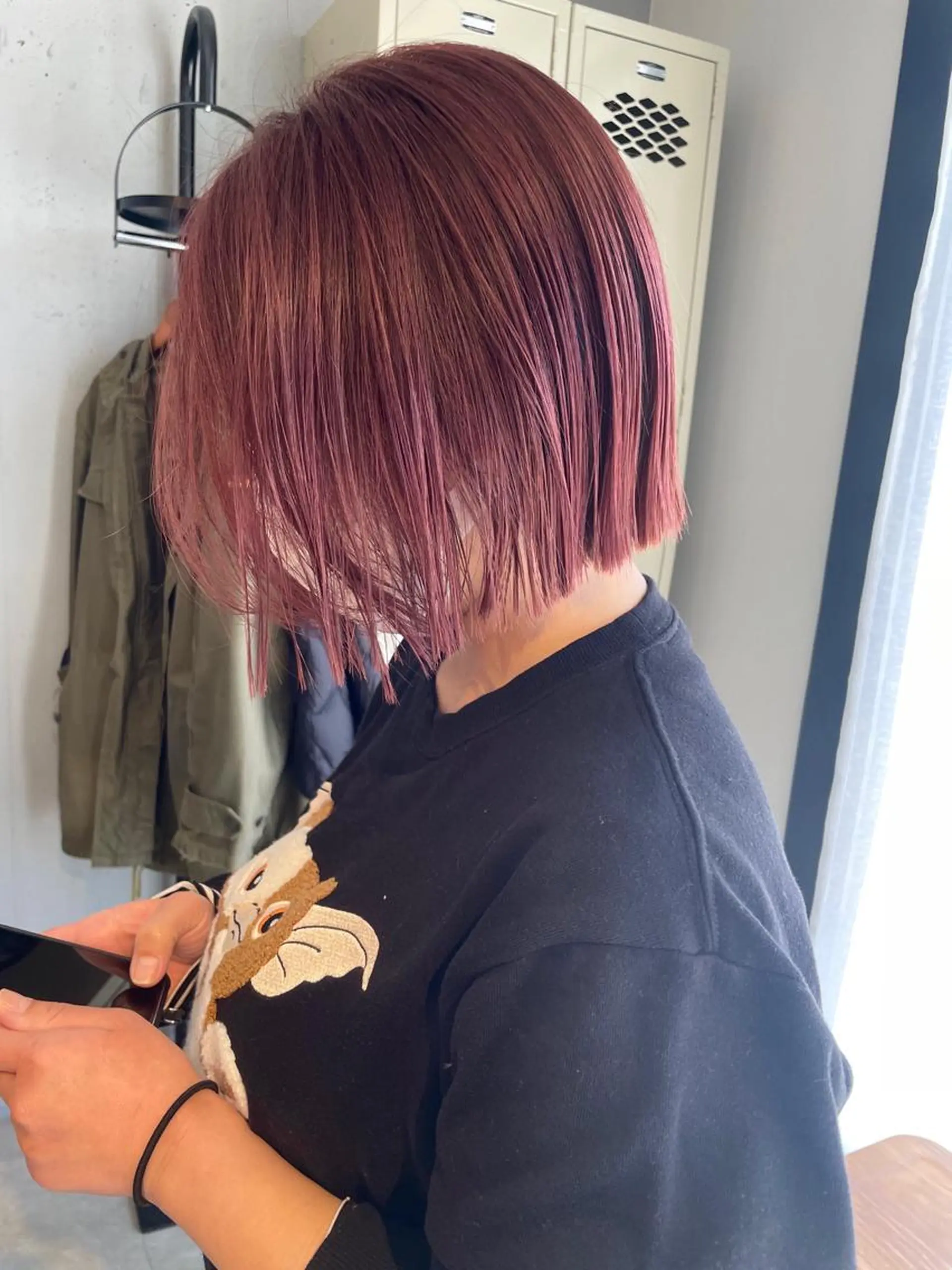 ミディアム 東 みのりのヘアスタイル