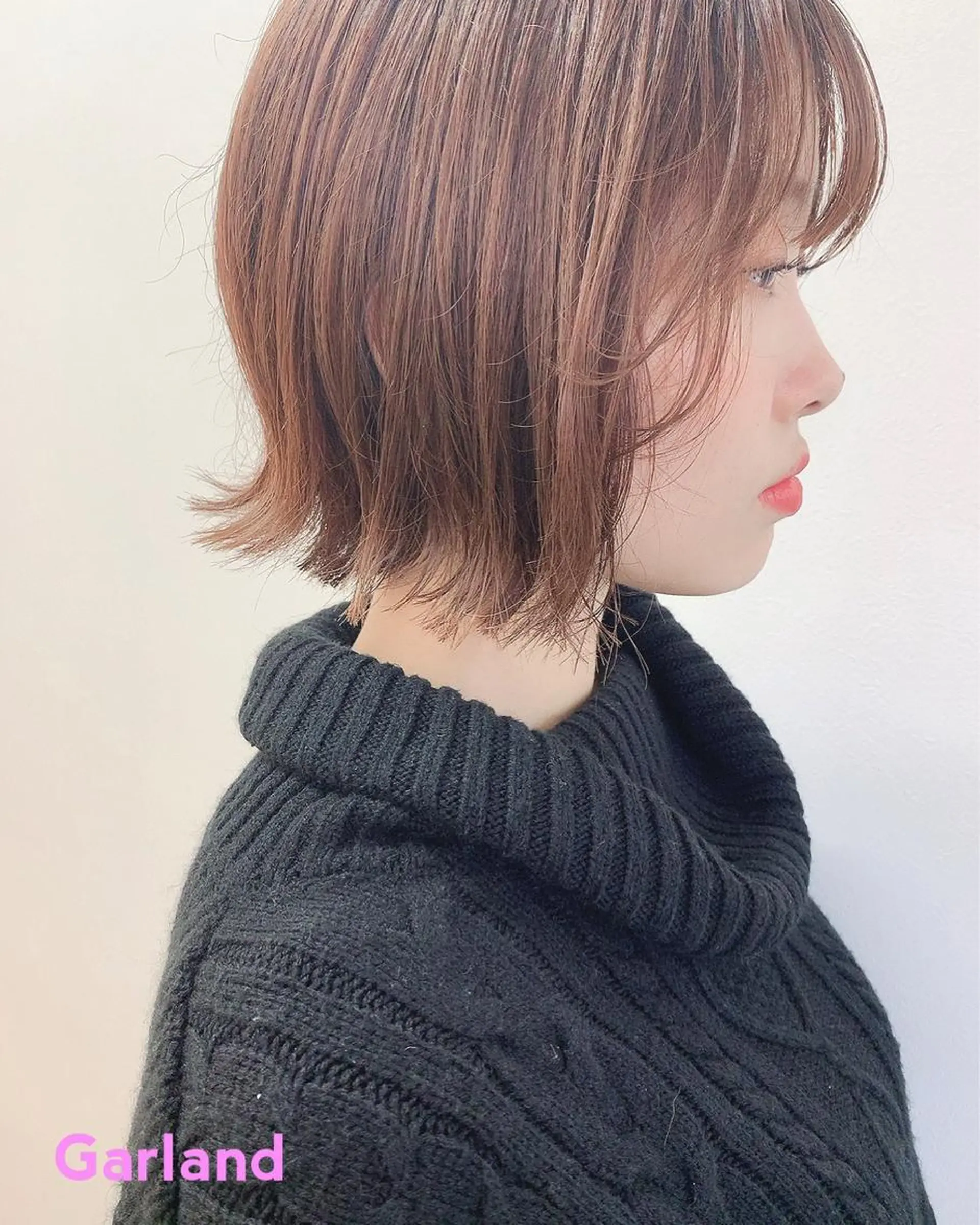 ショート カット 肌に馴染む暗髪 梅田・増田のヘアスタイル