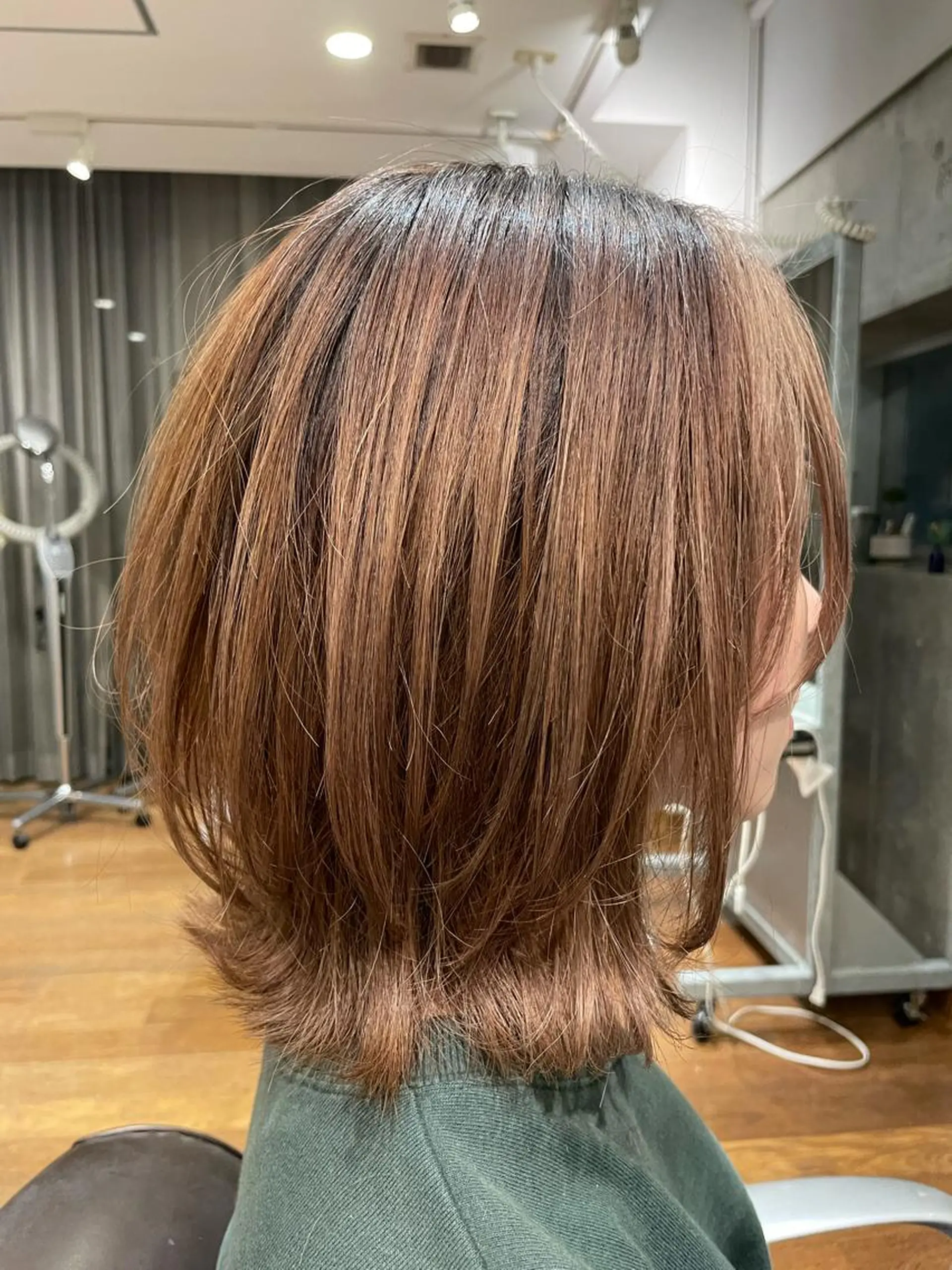 ミディアム 西村 文豪のヘアスタイル