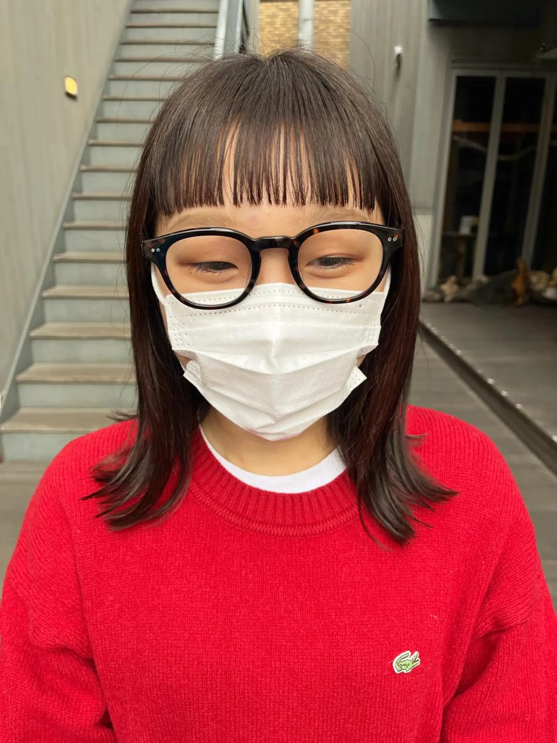 ミディアム カラー カット ヘアカラー トリートメント 🌼sunc HINAMI🌼のヘアスタイル