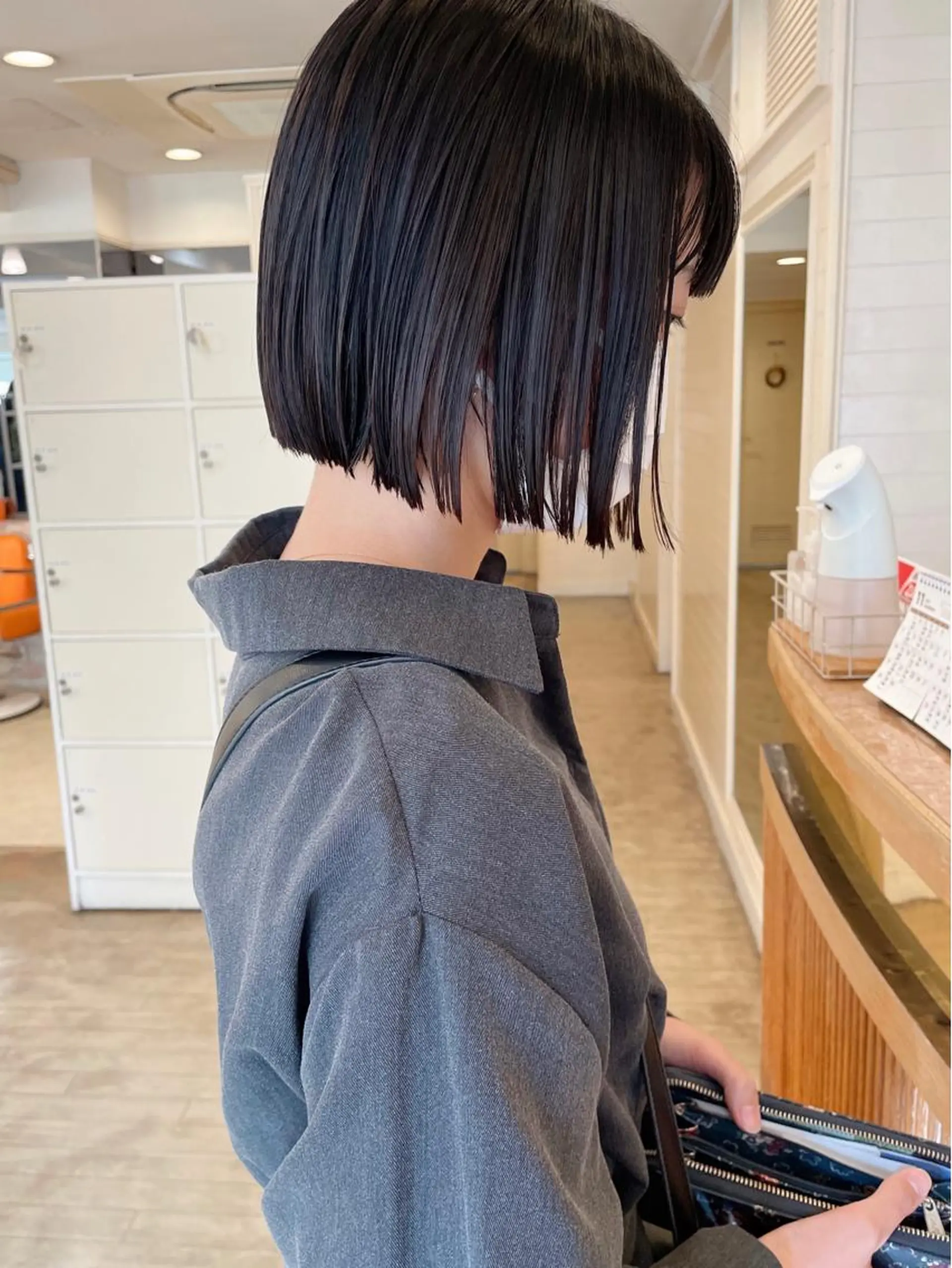 ミディアム 切りっぱなしボブ ボブ 【ボブ/個室サロン】 癒し空間mimuraのヘアスタイル