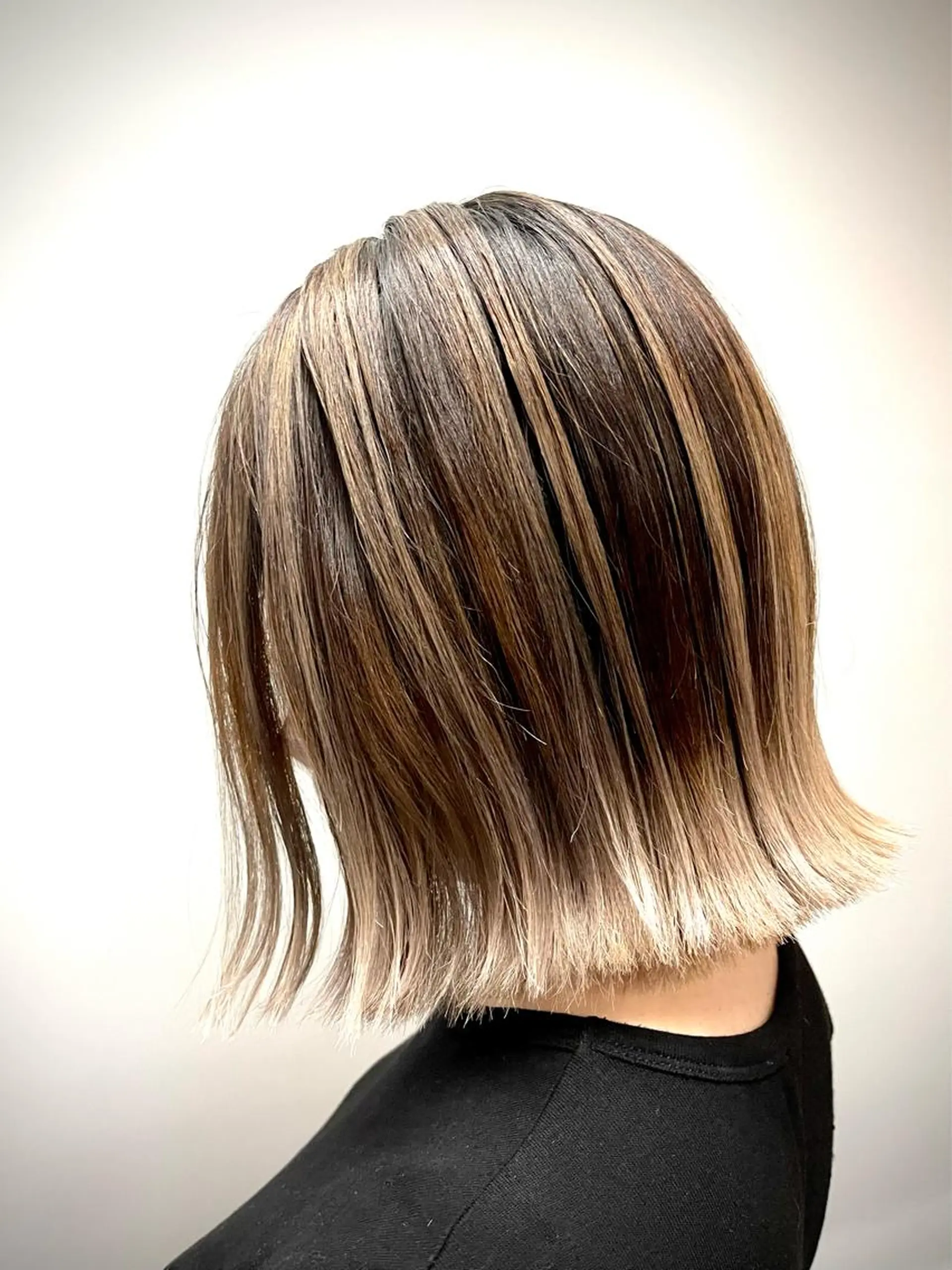 ミディアム カラー ミディアムパーマ バレイヤージュ ブリーチ ケアブリーチ ダブルカラー KAH所属・Koichi Satoのヘアスタイル