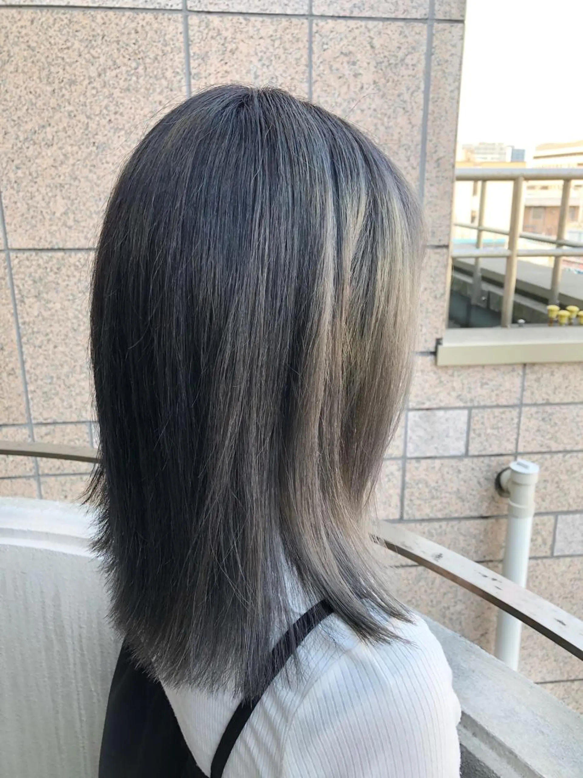 ミディアム カラーアンドケアリタ kitamuuuのヘアスタイル