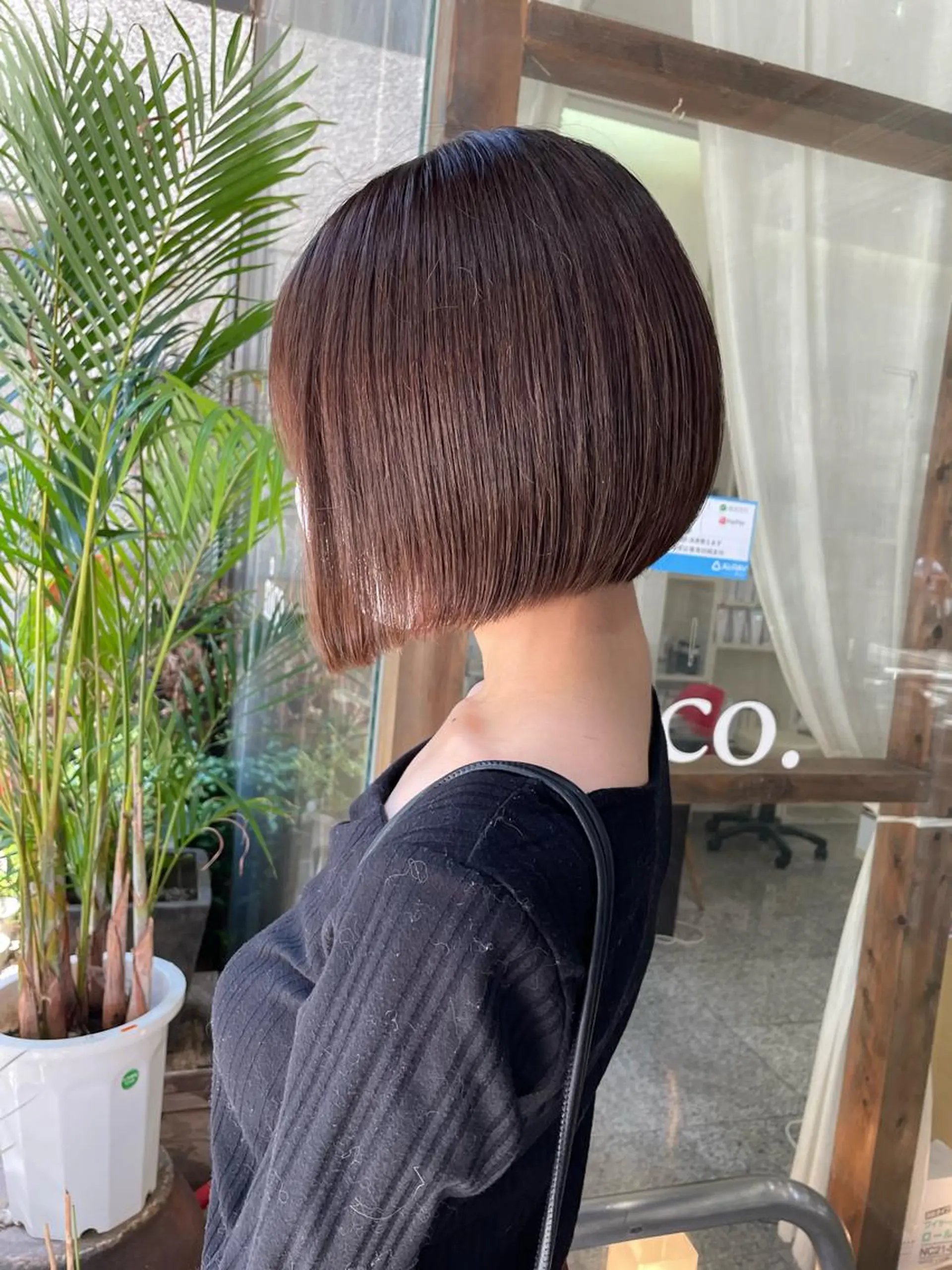 ショート ボブ 安田 蓮のヘアスタイル
